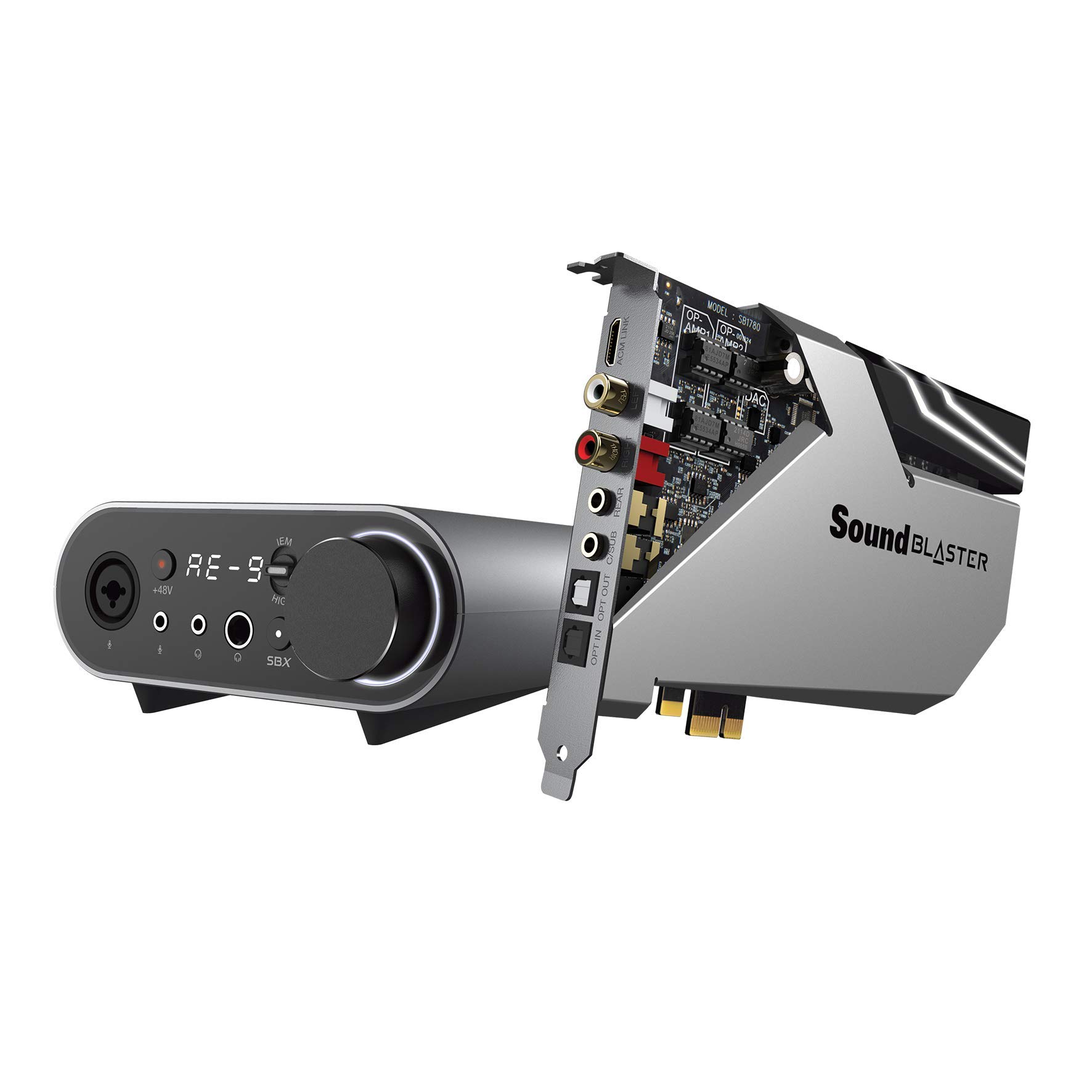 کارت صدا و مبدل DAC Creative Hi-Res Audio Compatible PCI-E Sound Blaster AE-9" (SB-AE-9) AE9
