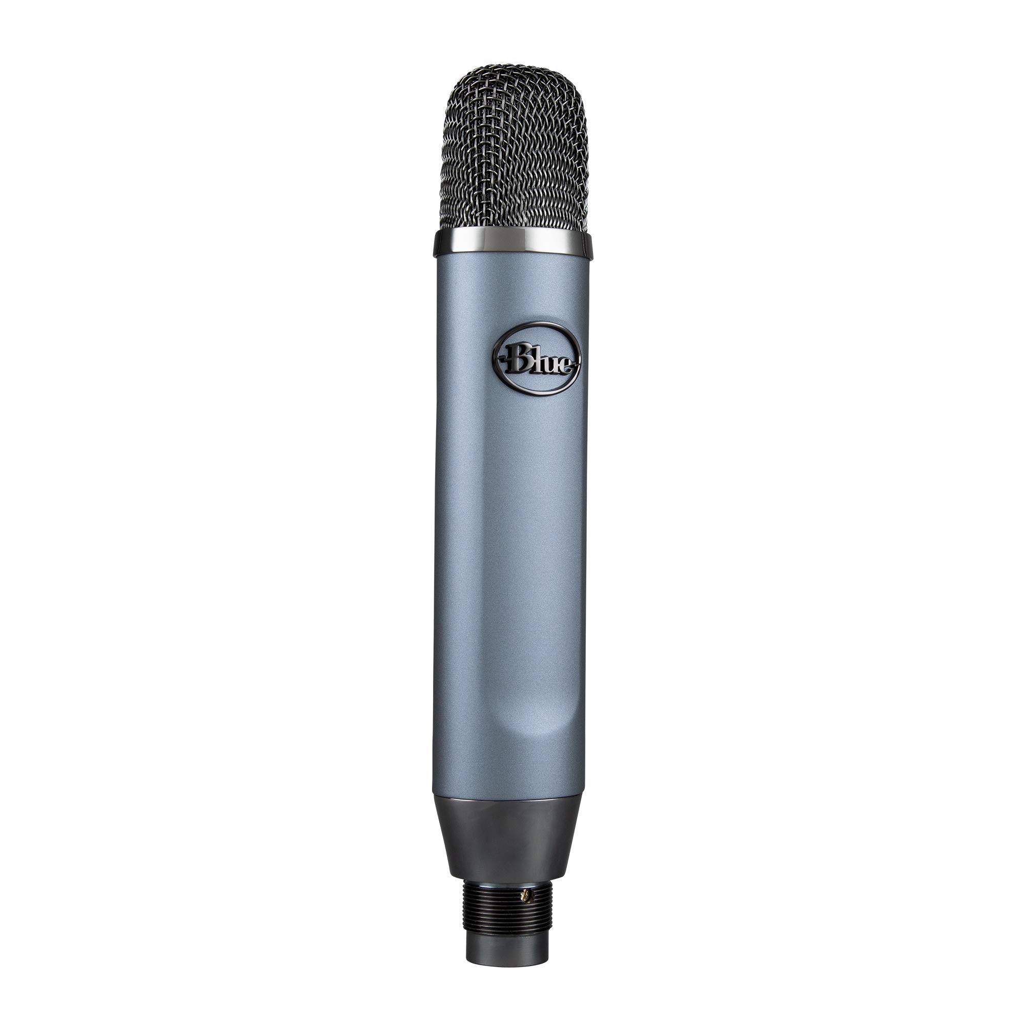 میکروفون کاندنسر Blue Ember XLR برای ضبط و استریمینگ، کپسول کاردیوئید سفارشی و نگهدارنده میکروفون استند، خاکستری