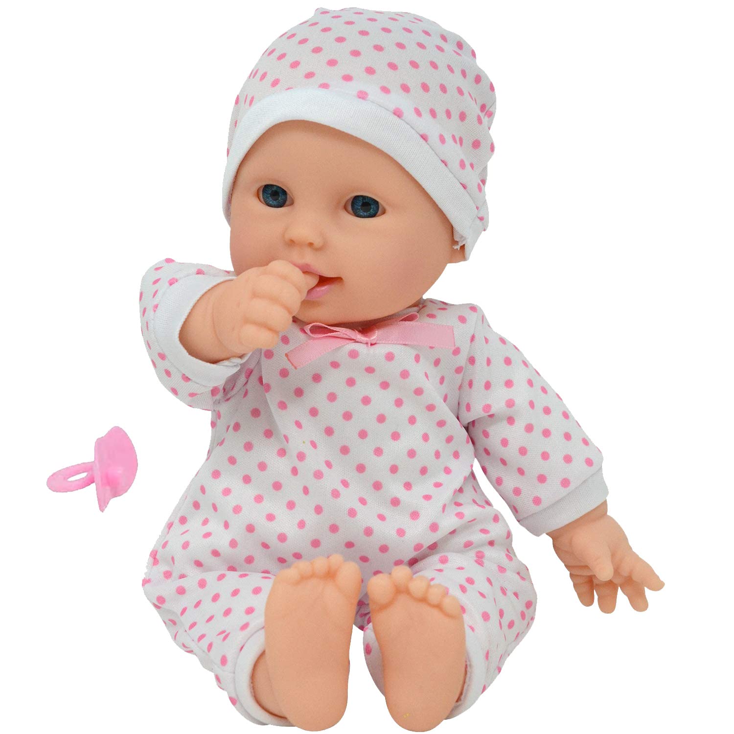The New York Doll Collection کالکشن عروس بدن نرم کافی آسیایی در جعبه هدیه - عروسک نوزاد 11 اینچ / 28 سانتیمتر (جاعل-دمی اضافی) کلاسیک آسیایی سفید پوست 11 اینچ