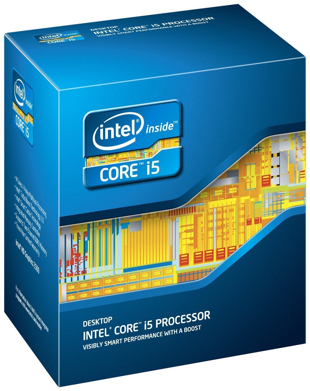 پردازنده چهار هسته ای اینتل کور i5-3470 با فرکانس 3.2 گیگاهرتز و 4 هسته LGA 1155 - BX80637I53470 (بازسازی شده)
