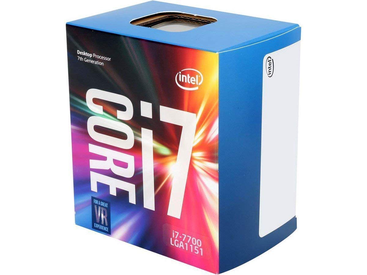 پردازنده رومیزی Intel Core i7-7700 با 4 هسته تا فرکانس 4.2 گیگاهرتز LGA 1151 سری 100/200 65 وات (تجدیدساخت) تنها پردازنده