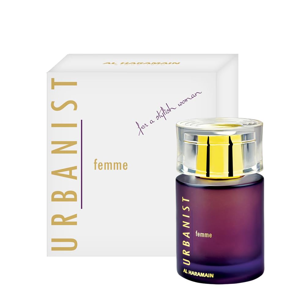 عطر زنانه Al Haramain Urbanist Femme 100 میلی لیتر، 3.33 اونس، بانوانه، عطر زنانه