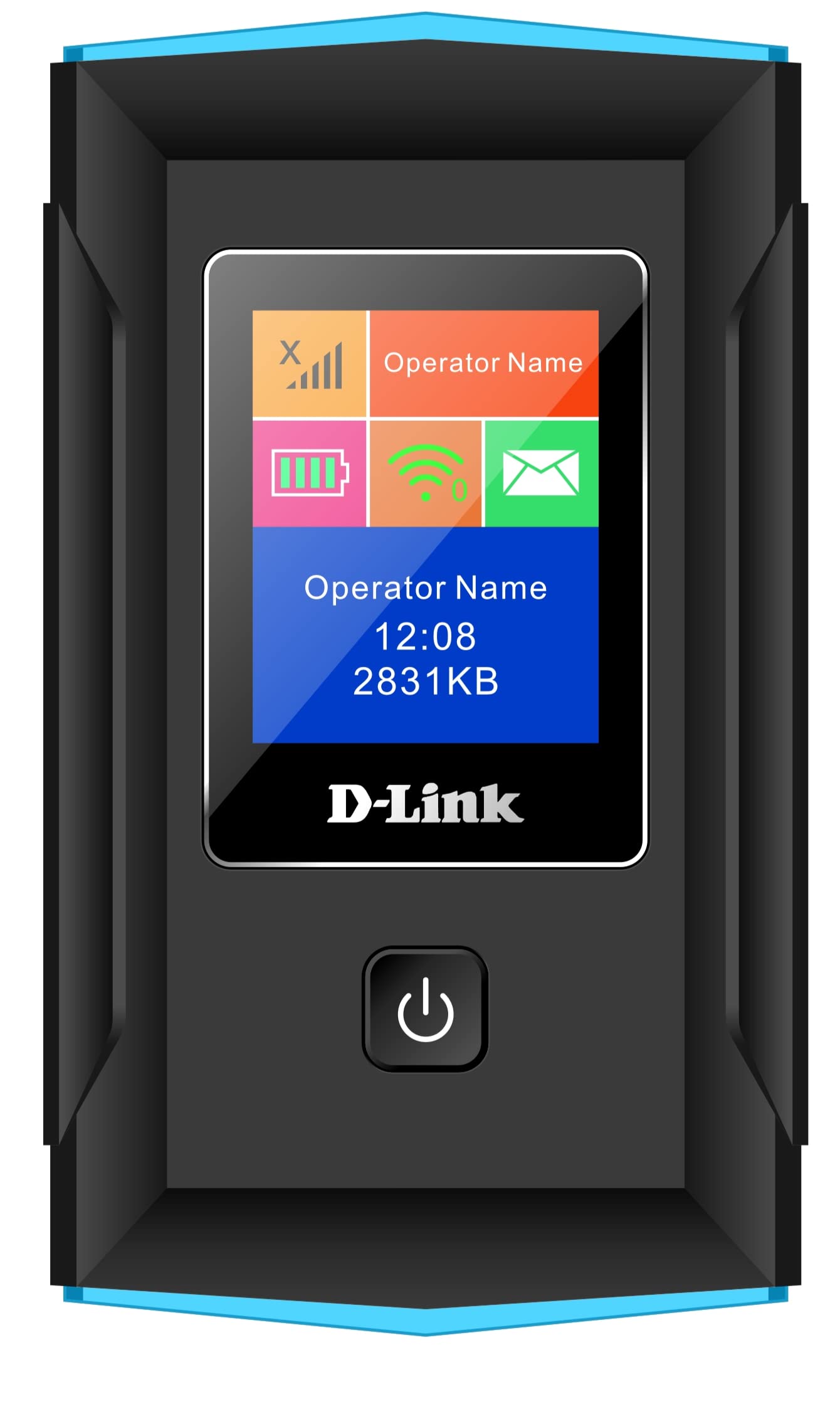 D-Link DWR-933 4G+ LTE-Advanced Cat 6 وای-فای هات‌اسپات، ۳۰۰ مگابیت بر ثانیه، قابل حمل، با باتری تا ۱۴ ساعت، بی‌سیم دو بانده AC1200، قفل نشده