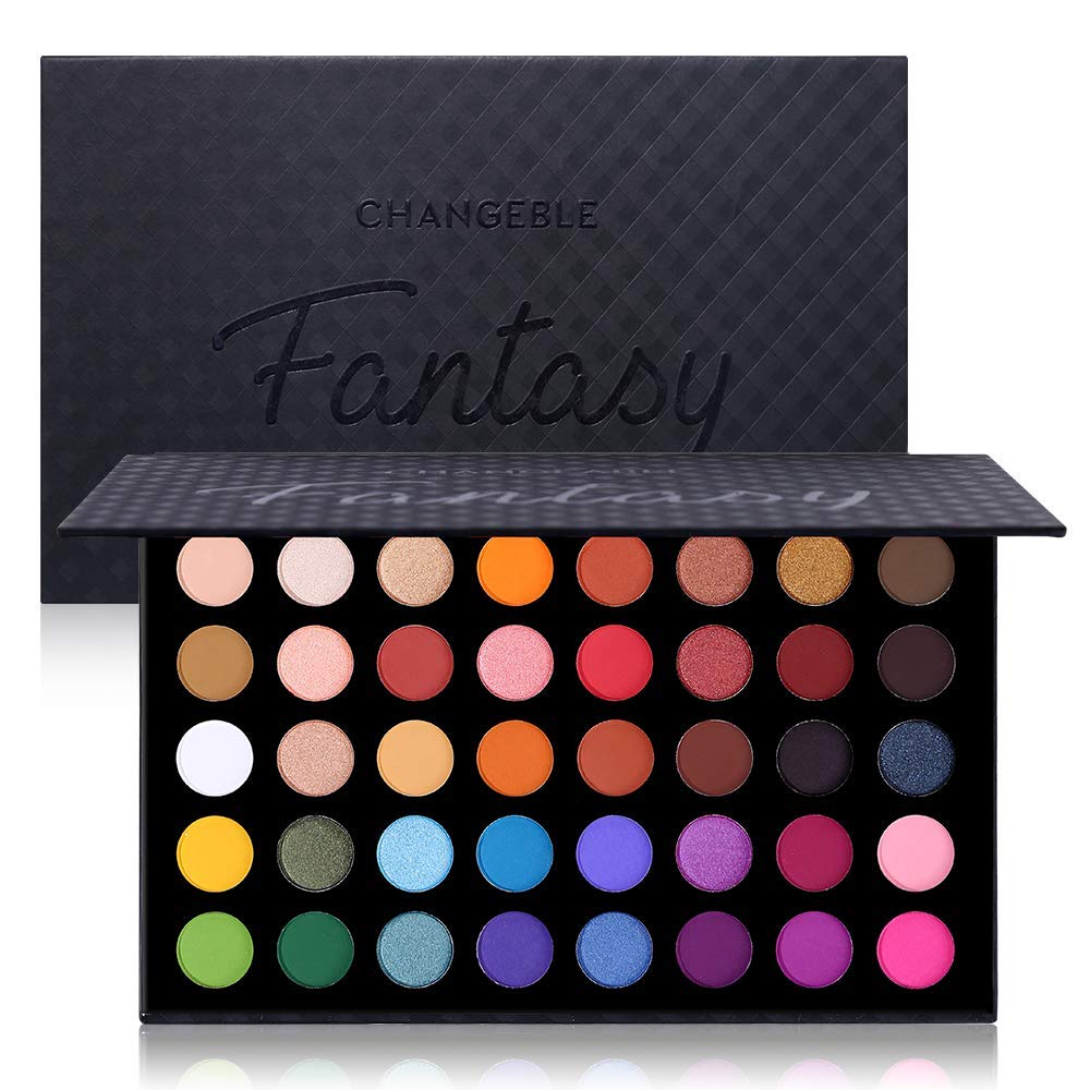 پالت سایه چشم CHANGEABLE FANTASY - CHANGEABLE Pro ، دارای ۳۹ رنگ متنوع از سایه چشم مات و براق. این پالت شامل رنگ‌های طبیعی صورتی و سیاه با پیگمنت بالا است که با کیفیت ماندگاری بالا و ضدآب برای آرایش چشم شما مناسب است.