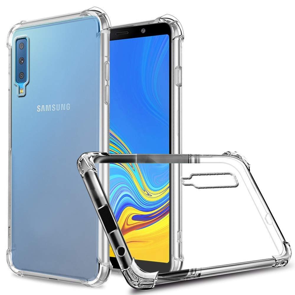 کاور محافظ Slim Thin Anti-Scratch نازک برای گوشی Galaxy A7/A750 (2018) مناسب با گوشی Samsung Galaxy A7 با چهار گوشه تقویت شده