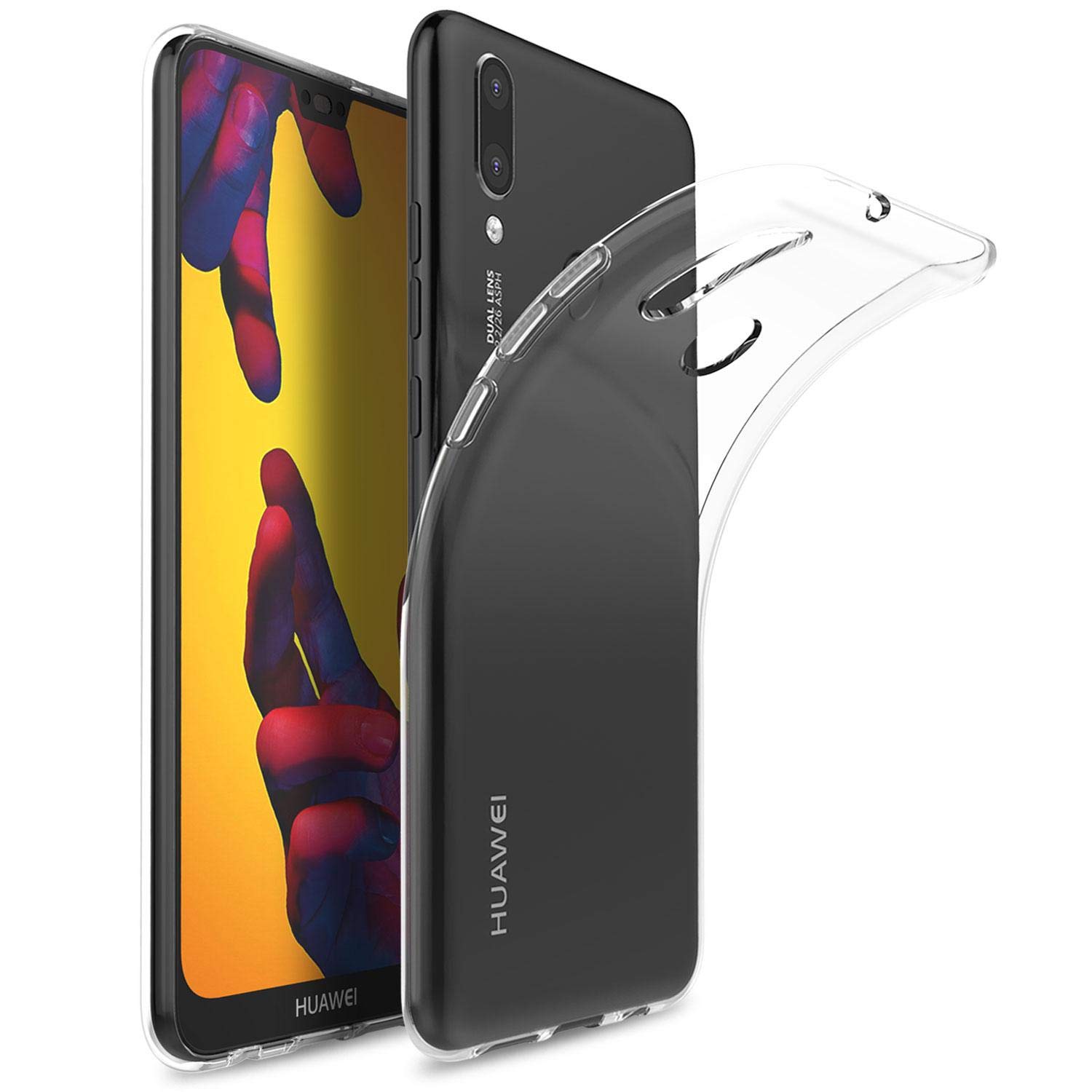 کاور پشتی سیلیکونی گلسیده برای Huawei Nova 3E / P20 Lite
