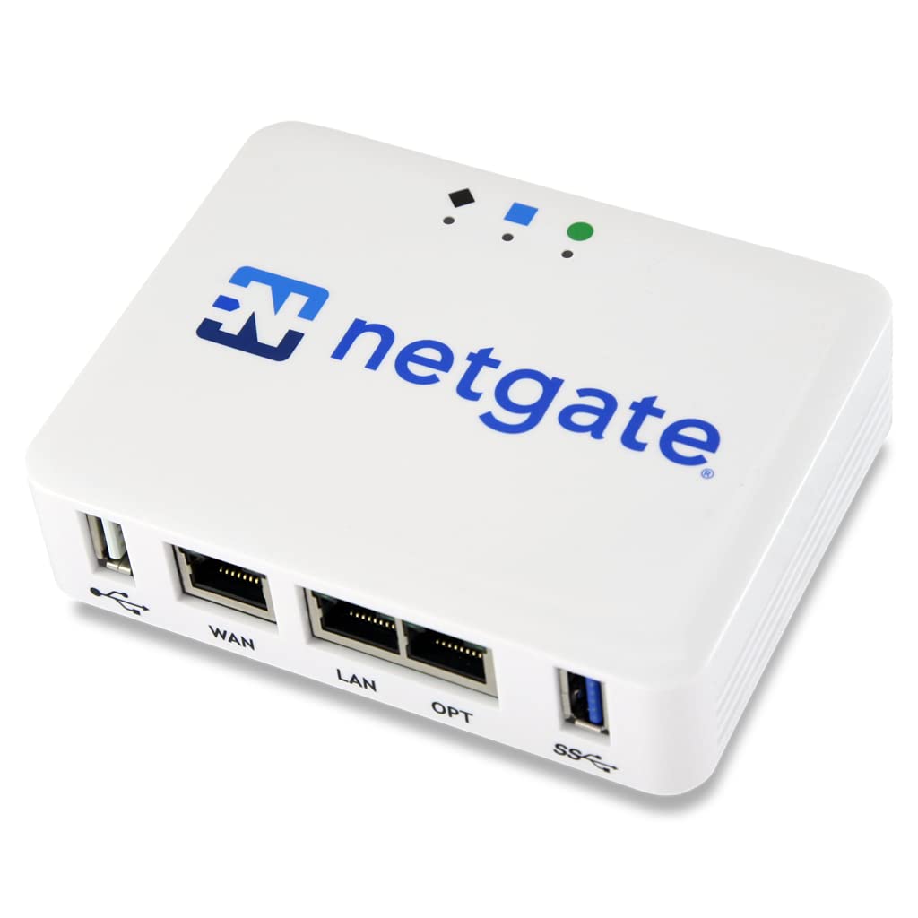 Netgate 1100 با نرم‌افزار pfSense+ - روتر، فایروال، VPN با پشتیبانی مادام‌العمر از TAC Lite