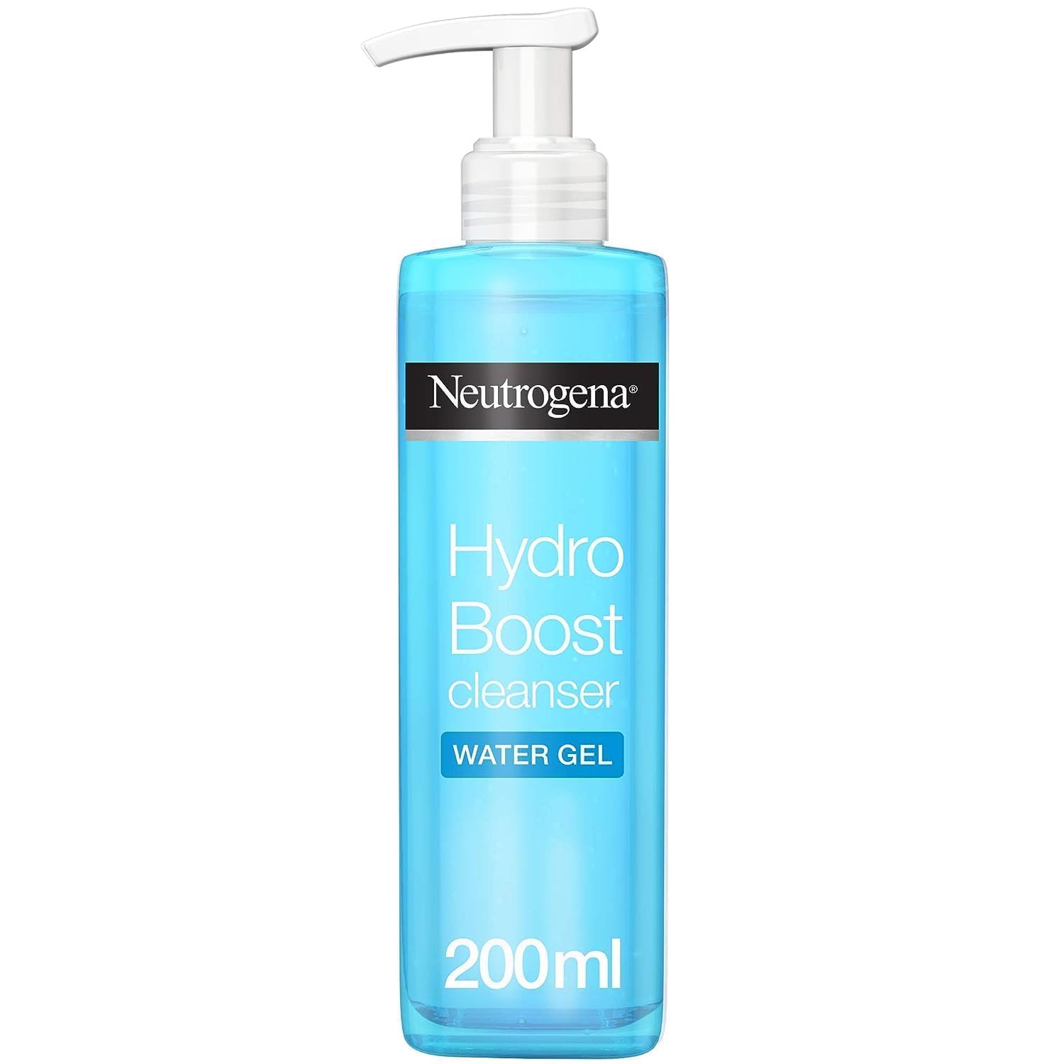 ژل آبی کننده Neutrogena Hydro Boost برای پوست های نرمال تا خشک، با آب فعال می‌شود تا آلودگی‌ها را پاک کند و همزمان پوست را با ترطیب افزایش دهد، حجم ۲۰۰ میلی‌لیتر، تکی