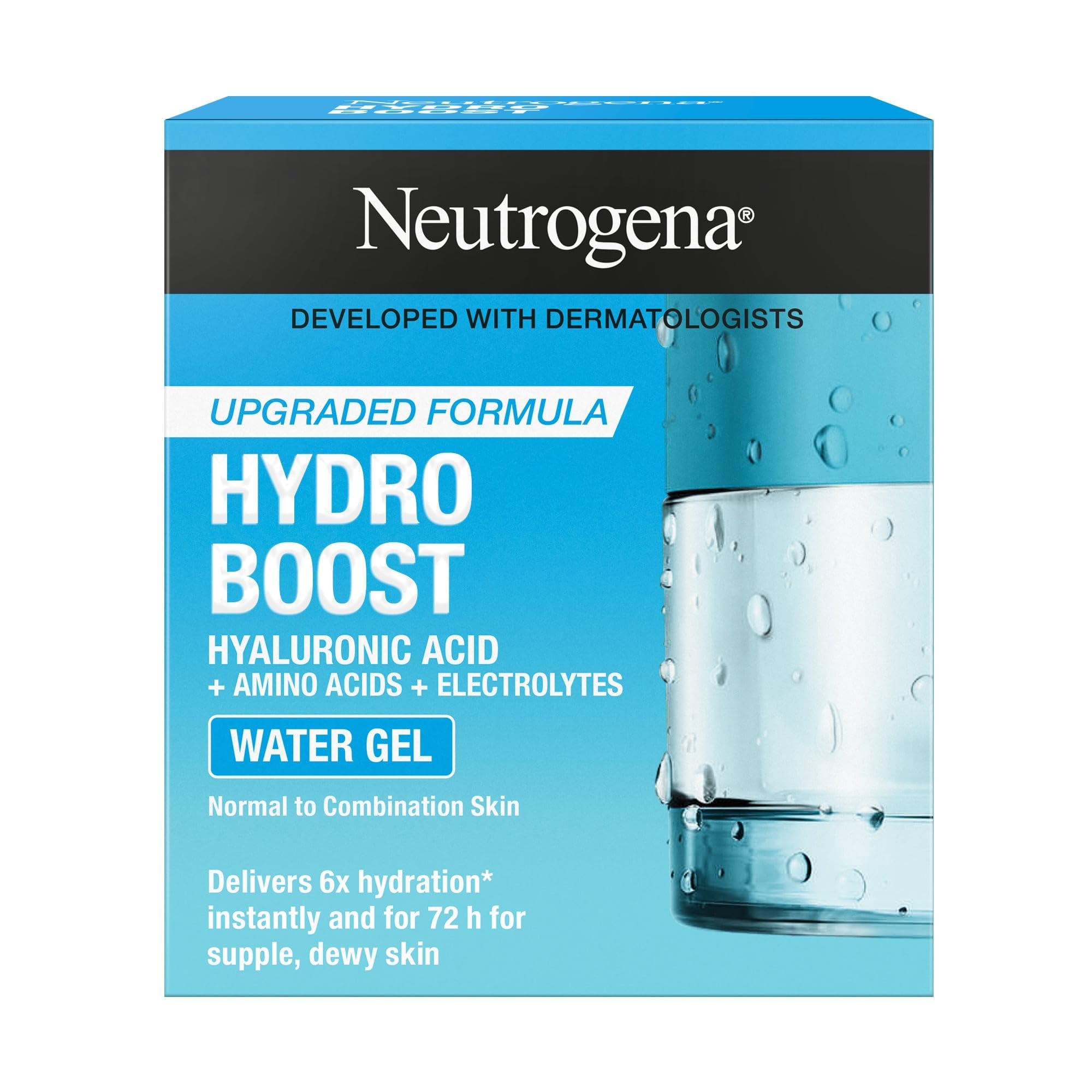 ژل آبرسان صورت Neutrogena، Hydro Boost، برای پوست نرمال تا مخلوط، ۵۰ میلی لیتر