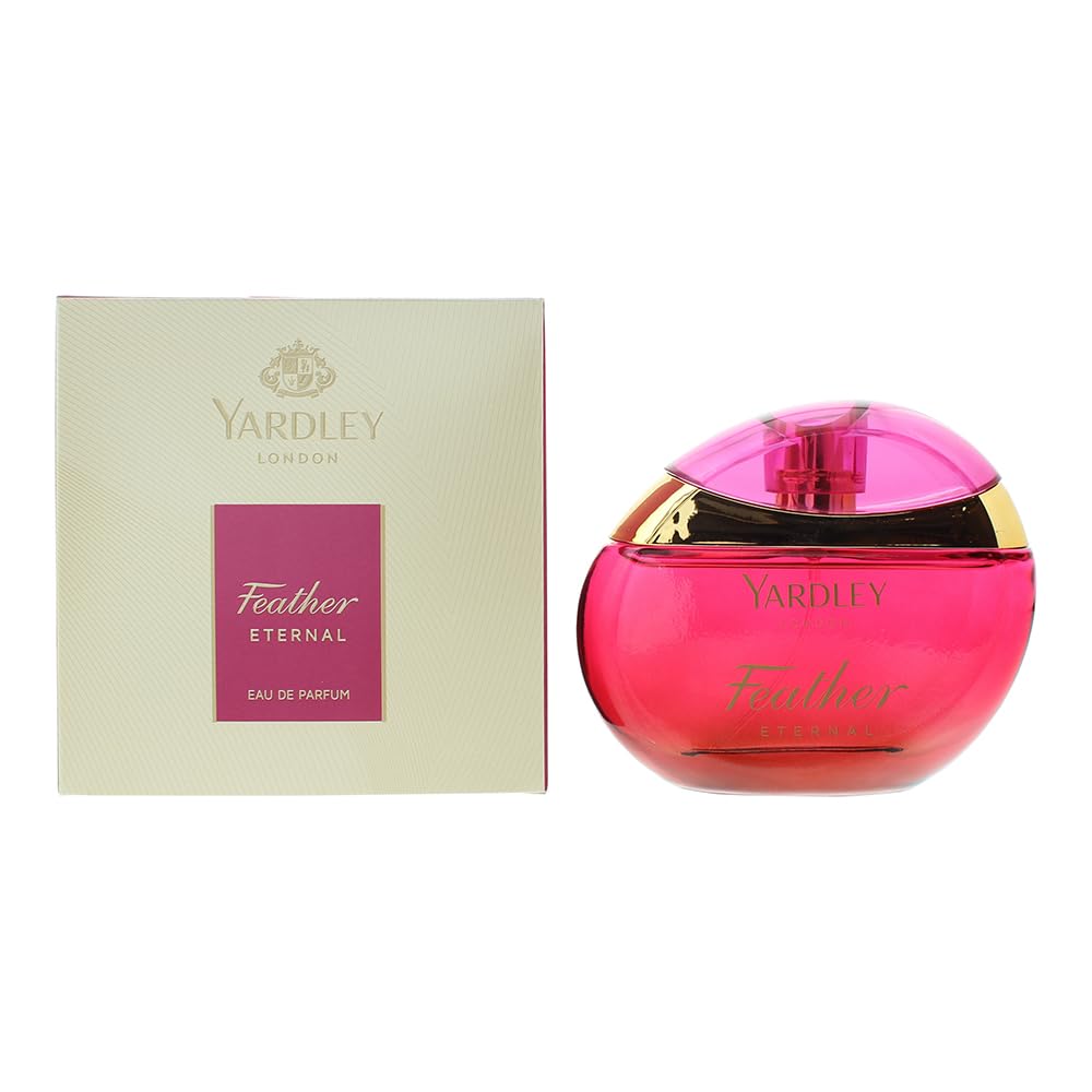 اسانس پرفیوم Yardley London Feather Eternal - 100 میلی لیتر با نت های برگ رز، میوه قرمز، مگنولیا و یاسمن برای زنان لطیف