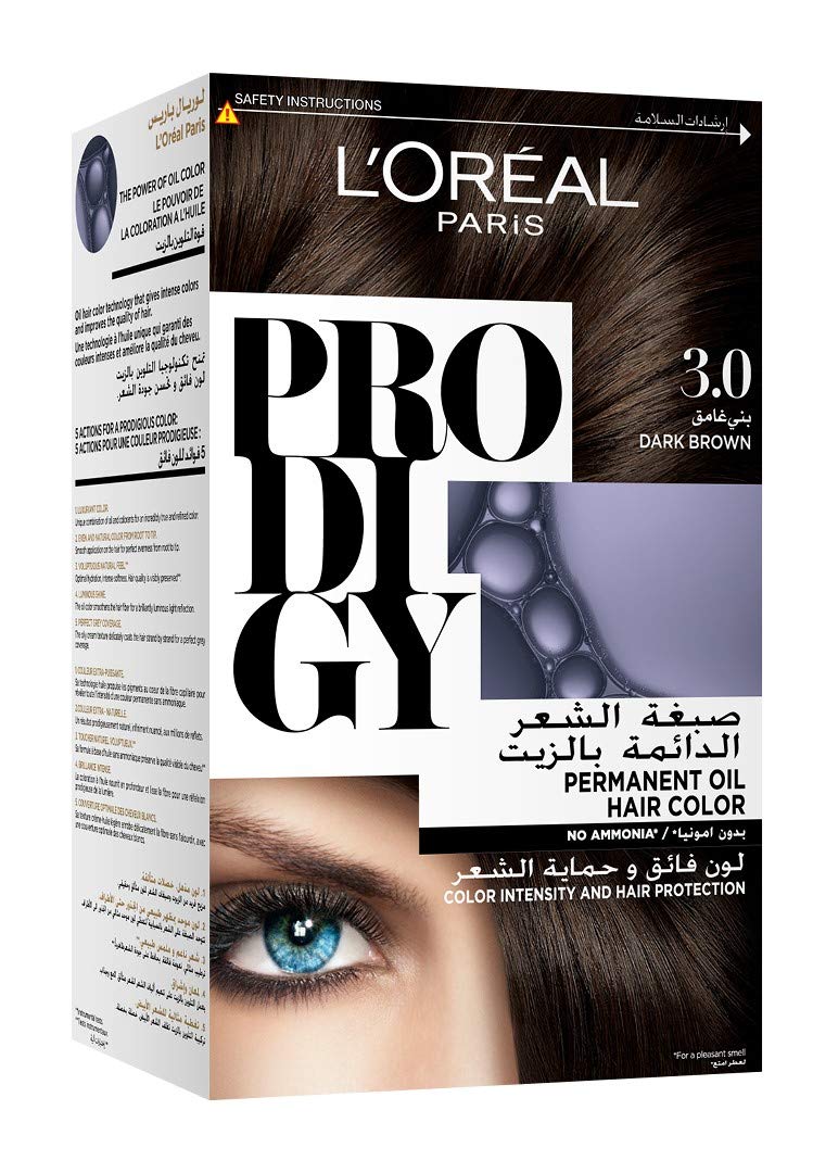 رنگ موی تاریک قهوه‌ای L’Oréal Paris Prodigy 3.0 1 بسته 3.0 تاریک قهوه‌ای