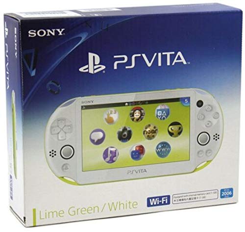 PS Vita مدل جدید و نازک PlayStation PCH-2000/2006 نسخه وای فای (سبز لیمو/سفید)