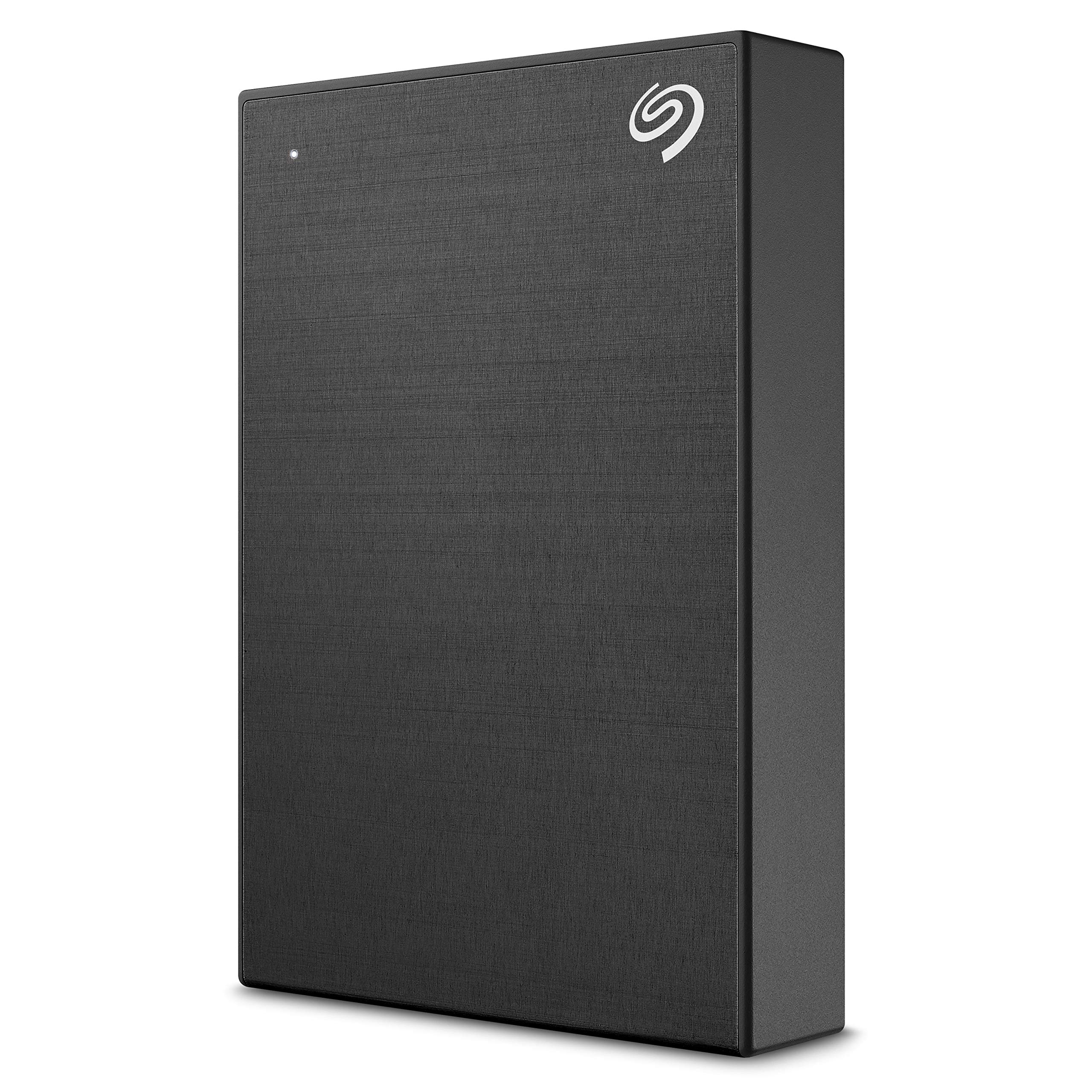 هارد اکسترنال قابل‌حمل Seagate Backup Plus 4TB - USB 3.0 - برای لپتاپ و مک - رنگ مشکی، 1 سال Mylio ایجاد، 2 ماه Adobe CC عکاسی، خدمات نجات 2 ساله (STHP4000400) - 4TB مشکی