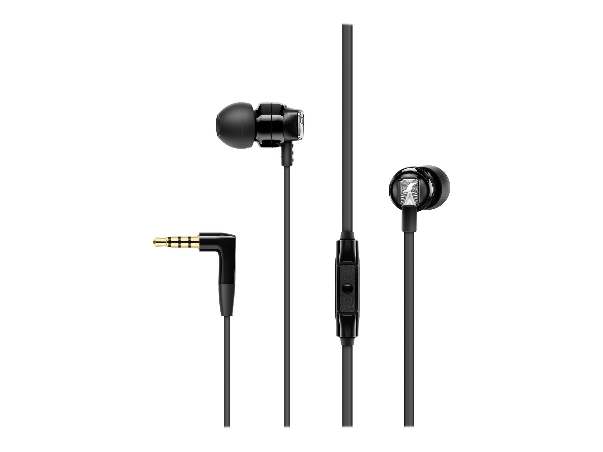 Sennheiser CX 300S هدفون های گوشی Ear-Canal با ریموت هوشمند یکپارچه - سیاه، 508593 یک اندازه سیاه