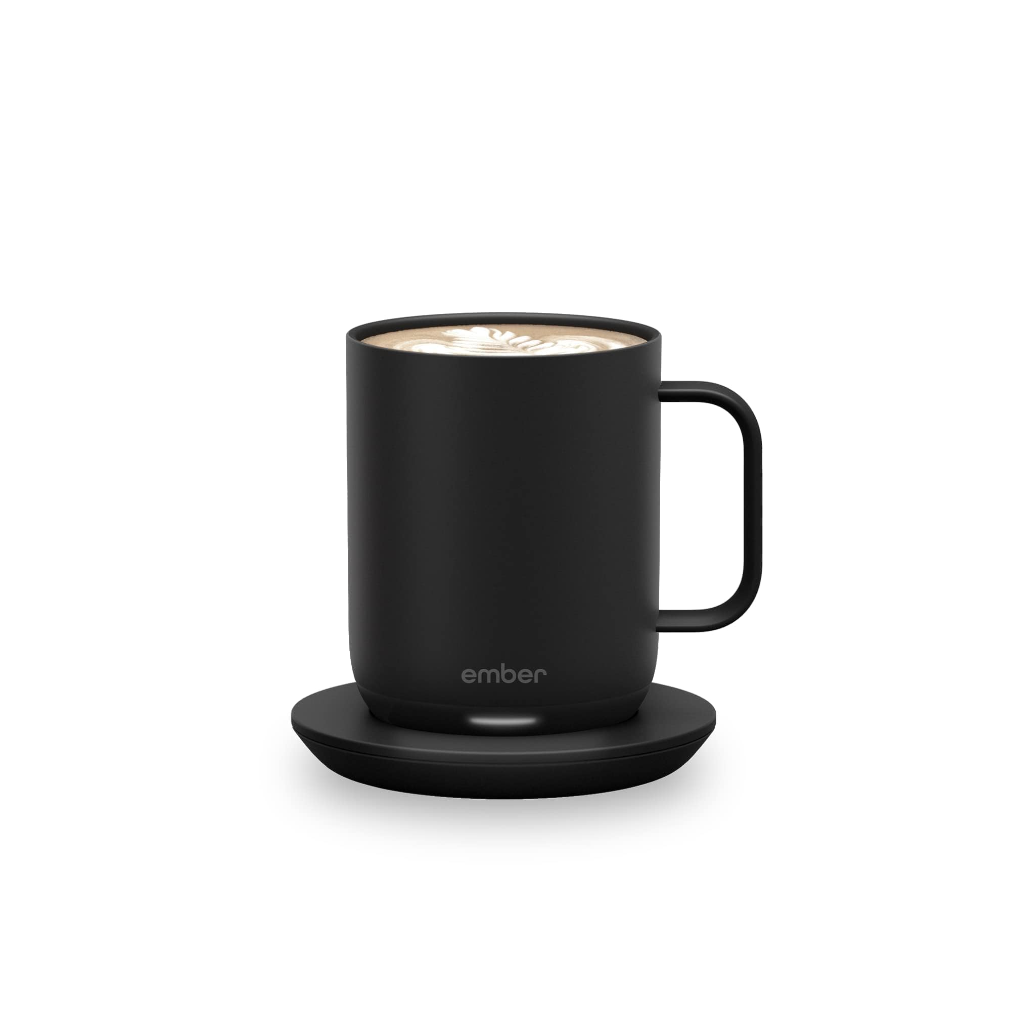 فناوری کنترل دما Ember Smart Mug 2، 10 اونس، لیوان قهوه گرم کنترل شده توسط اپلیکیشن با عمر باتری 80 دقیقه و طراحی بهبود یافته، رنگ سیاه