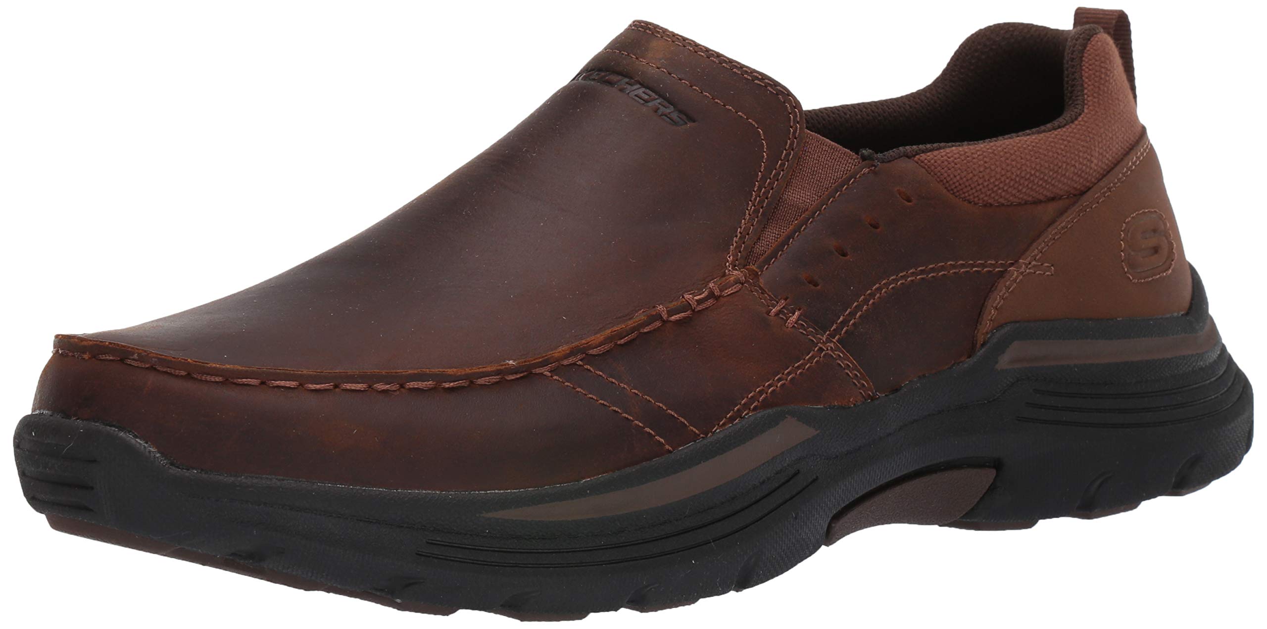 Skechers Expended - Seveno موکاسین چرمی اسلیپ-آن مردانه، سایز ۴۲٫۵ (EU)، Cdb