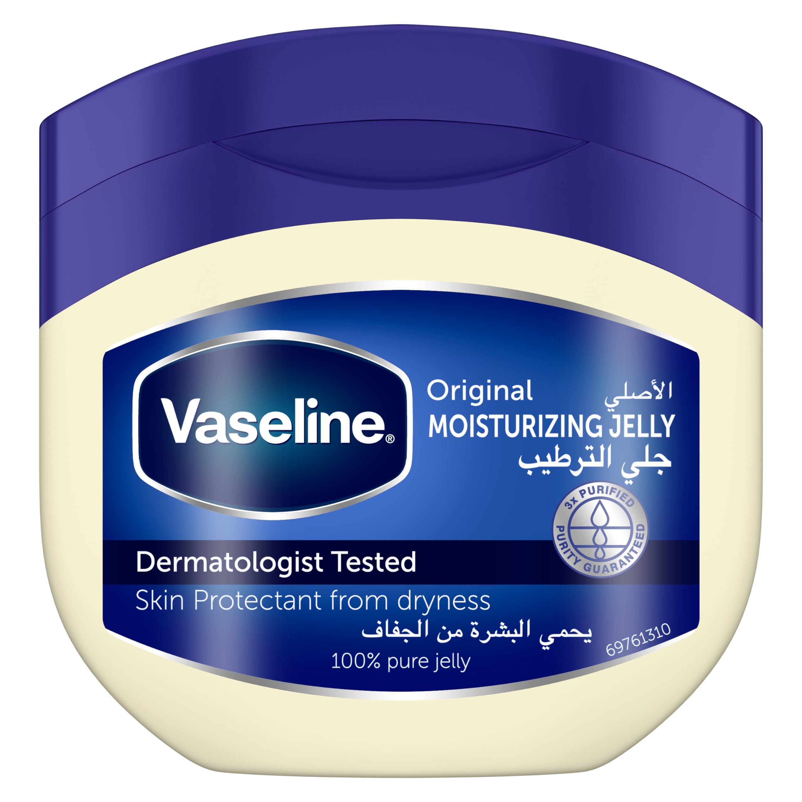 ژل پترولیم مرطوب کننده وسلین برای پوست خشک، نسخه اصلی برای ترمیم آسیب پوست، 450 میلی لیتر