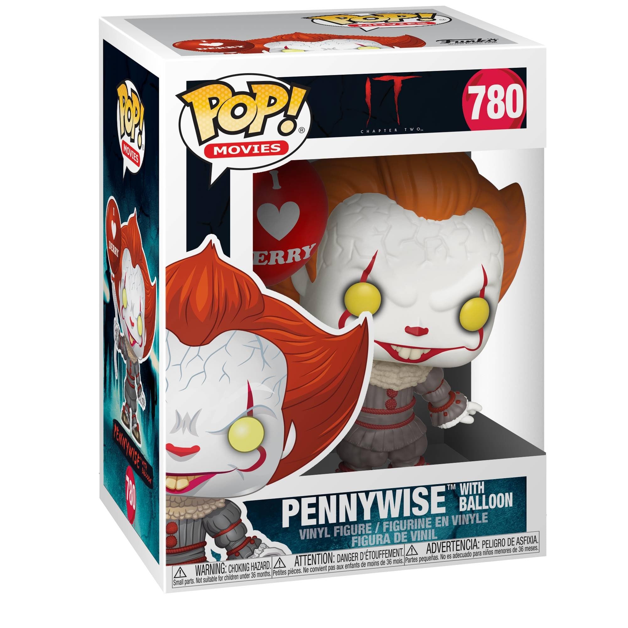 فانکو پاپ! فیلم: IT: فصل 2- پنی‌وایز با بالن، انگشت‌نمای جمع‌آوری شده - 40630 فانکو 40630 پاپ! وینیل: فیلم‌ها: IT فصل 2 - پنی‌وایز با بالن انگشت‌نمای جمع‌‌آوری شده، چند رنگ