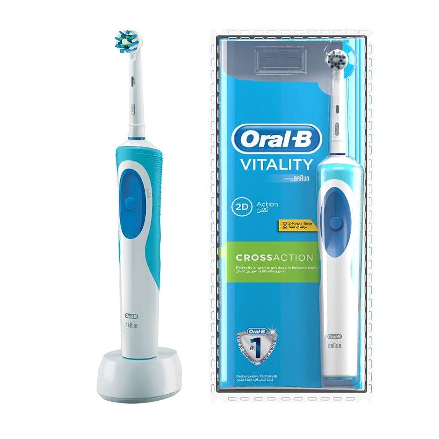 مسواک الکتریکی قابل شارژ اورال-بی Vitality، D12513 D12 CLS