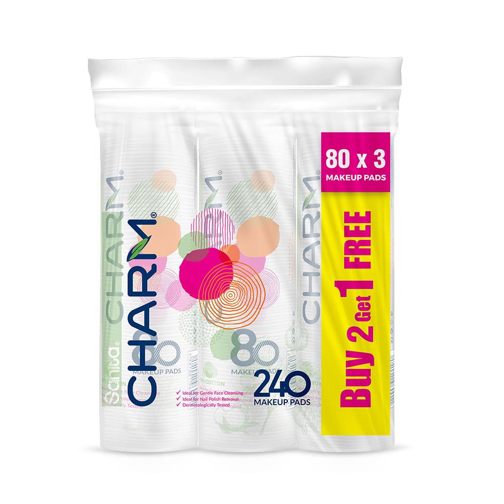 ترجمه:  
پنبه های دایره ای Sanita Charm 100٪، 240 تکه (80X2 + 1) تعداد 240 تکه (بسته 1 عدد)
