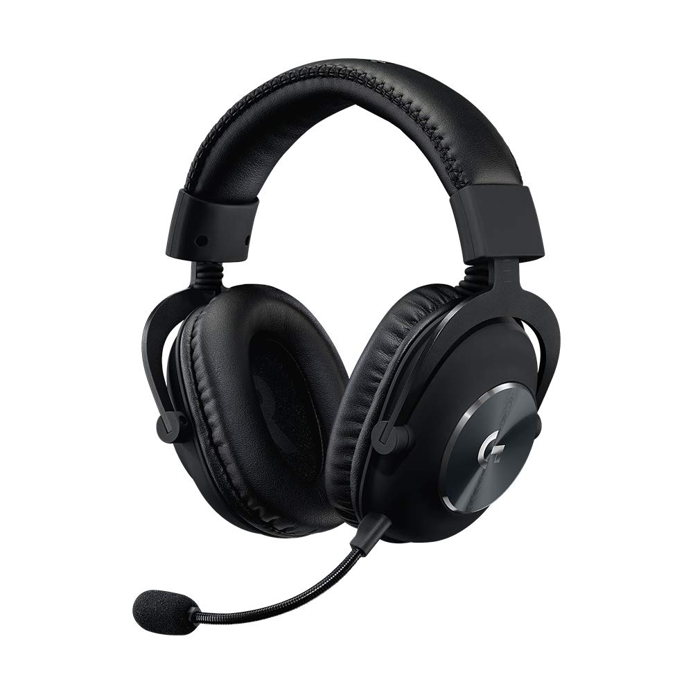 هدست بازی Logitech G PRO نسل دوم راحت و مقاوم با درایور صدای 50 میلیمتری PRO-G، فولاد و فوم حافظه، برای کامپیوتر، پلی‌استیشن 5، پلی‌استیشن 4 - مشکی