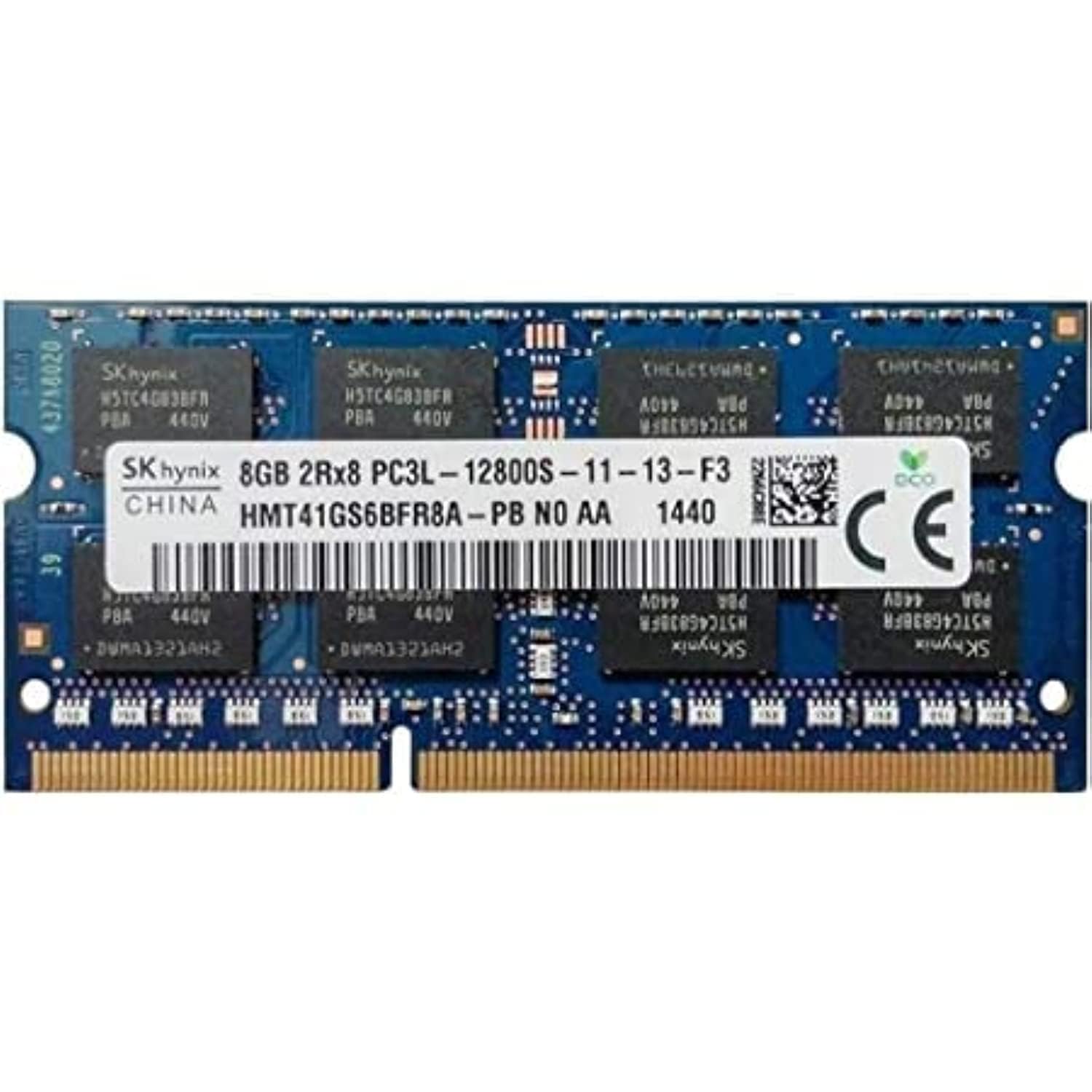 رم لپ تاپ هاینیکس 8 گیگابایت DDR3 حافظه 204 پین PC3L-12800S 1600 مگاهرتز HMT41GS6BFR8A-PB N0 AA
