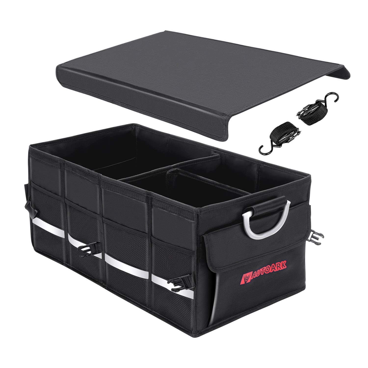 Organizer چند منظوره‌ی خودرویی Autoark با پوشش و بندها، قطعات تنظیم‌پذیر قابل جمع‌شدن مقاوم، انباری بارگیری AK-132
