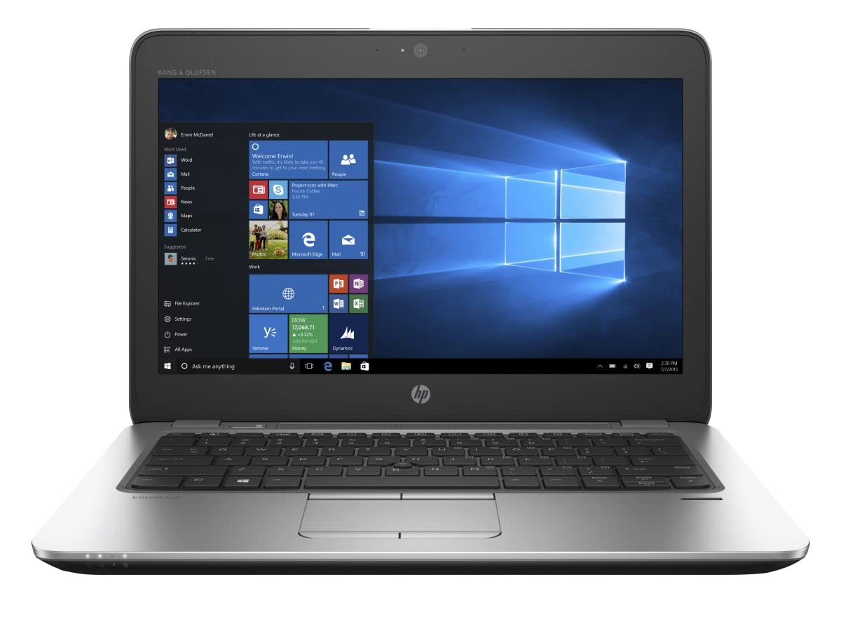 لپ تاپ تجاری HP EliteBook 820 G4 بازسازی شده | پردازنده Intel Core نسل هفتم | 8GB RAM | 256GB SSD | صفحه نمایش 12.5 اینچ بدون لمس | ویندوز 10 پرو | بازسازی شده