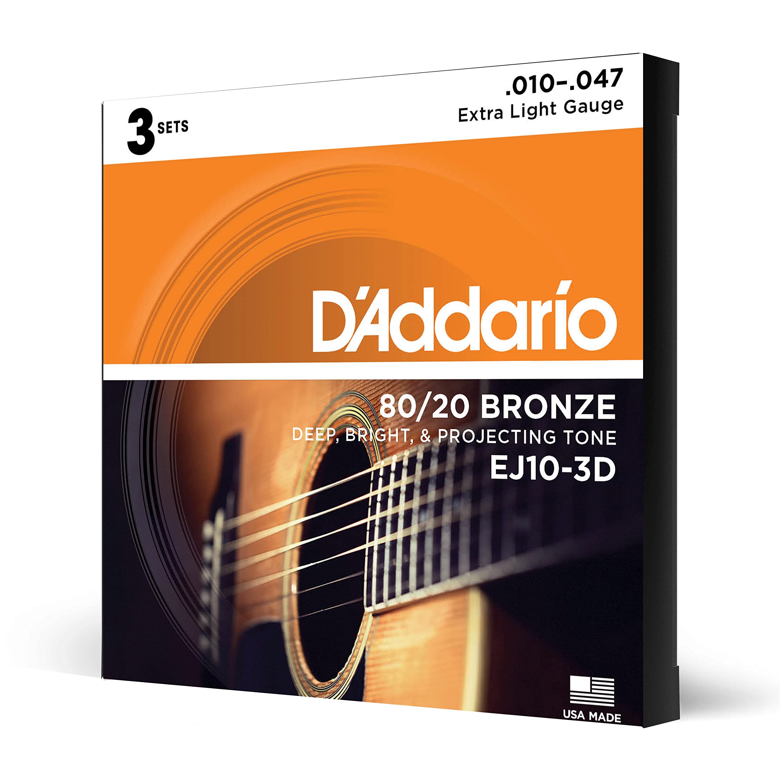 {
    "برند": "D'Addario",
    "نام محصول": "رشته گیتار D'Addario - رشته گیتار آکوستیک - برنز 80/20 - برای گیتار 6 رشته - صدای عمیق، روشن و پرتالنده - EJ10-3D - فوق سبک، 10-47 - بسته 3 عددی 3 عددی فوق سبک، 10-47"
}