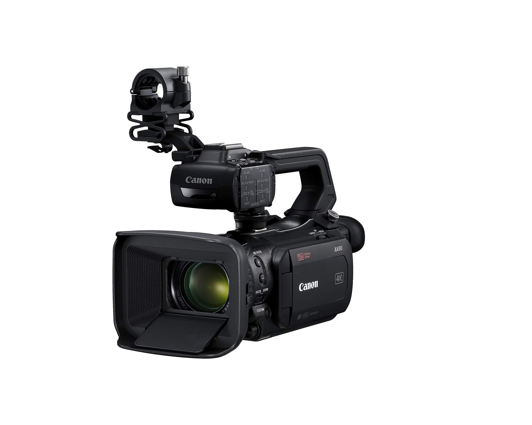 دوربین فیلم‌برداری Canon Xa50 UHD 4K30 با فوکوس خودکار دو پیکسل