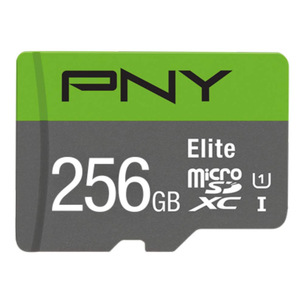 کارت حافظه microSDXC Elite PNY 256GB Class 10 UHS-I U1 با سرعت 100 مگابایت بر ثانیه، استاندارد A1، و رتبه‌ی V10 256GB Elite