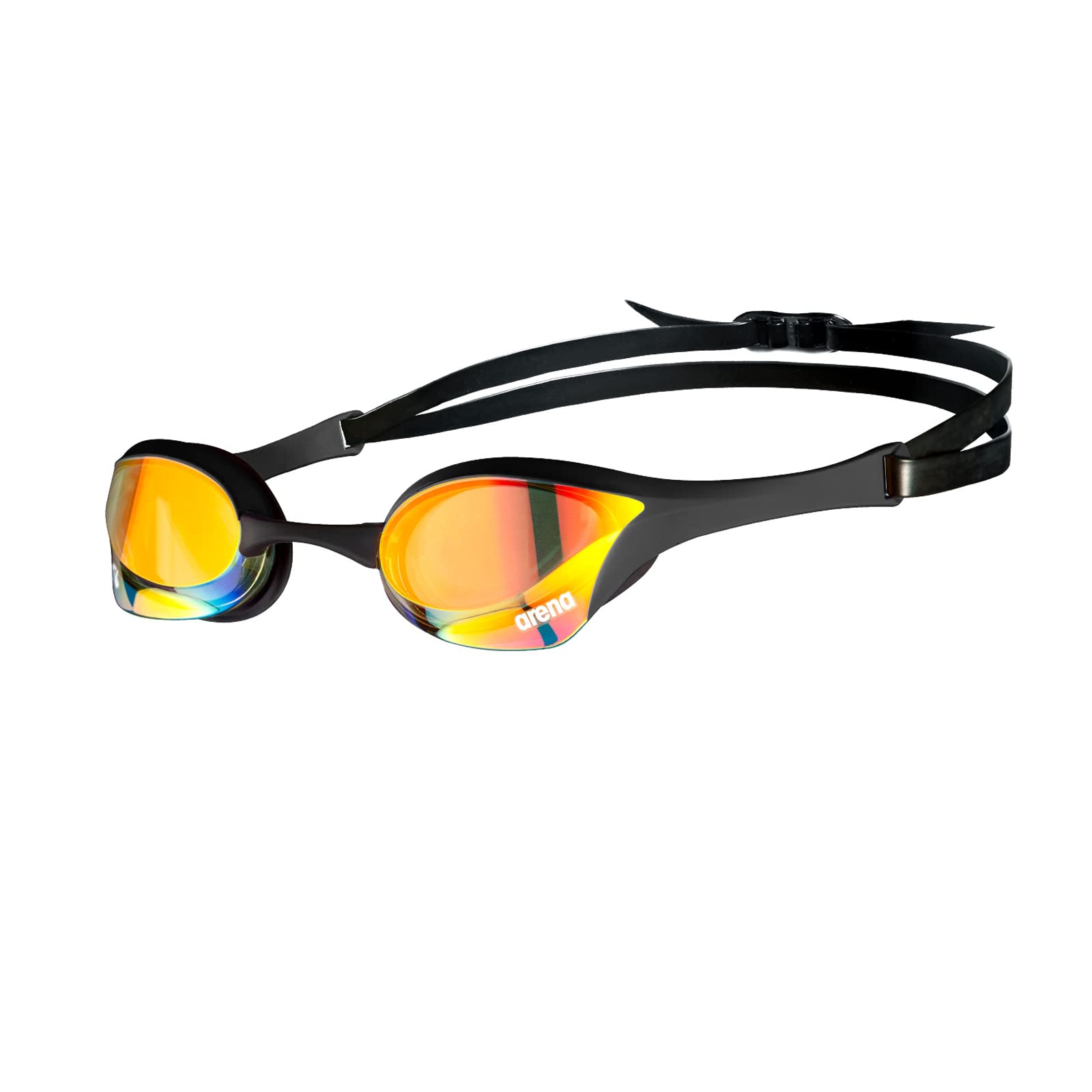 کلاهبرداری نارنجی مس / مشکی مس / مشکی تنها کوبرا اولترا اسباب شناژ Cobra Ultra Swipe Racing Swim Goggles برای مردان و زنان اتحادیه بی‌جنس Mirror Lens فناوری ضد‌مه مسیرکاری پلی‌کربناتید