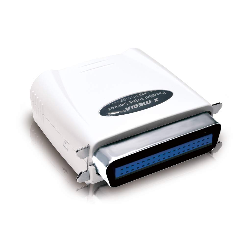 سرور پرینت شبکه با پورت پارالل اترنت سریع 10/100 مگابایت بر ثانیه X-MEDIA X-MEDIA 1-Port [XM-PS110P]
