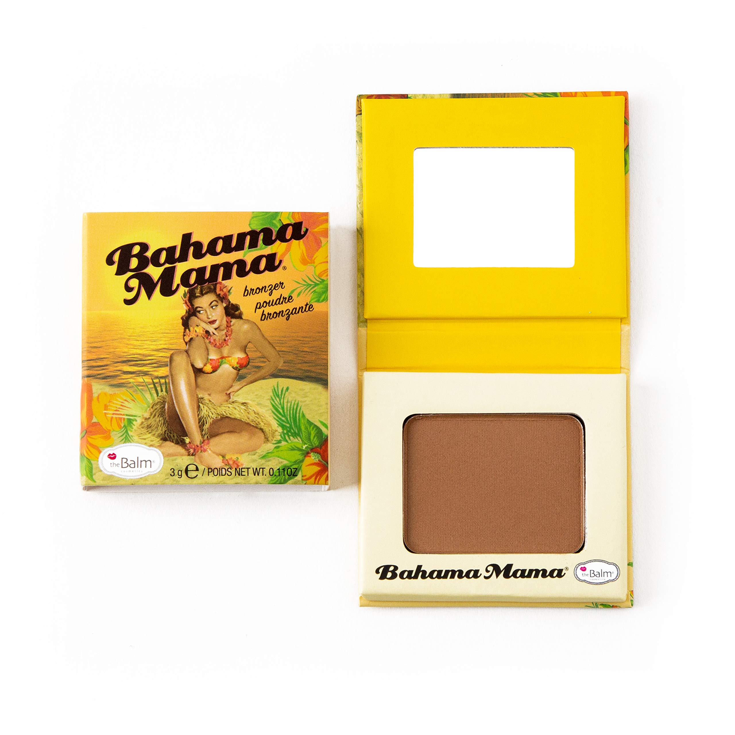 theBalm Bahama Mama Travel Size Bronzer, Shadow & Contour Powder Compact چمپائن