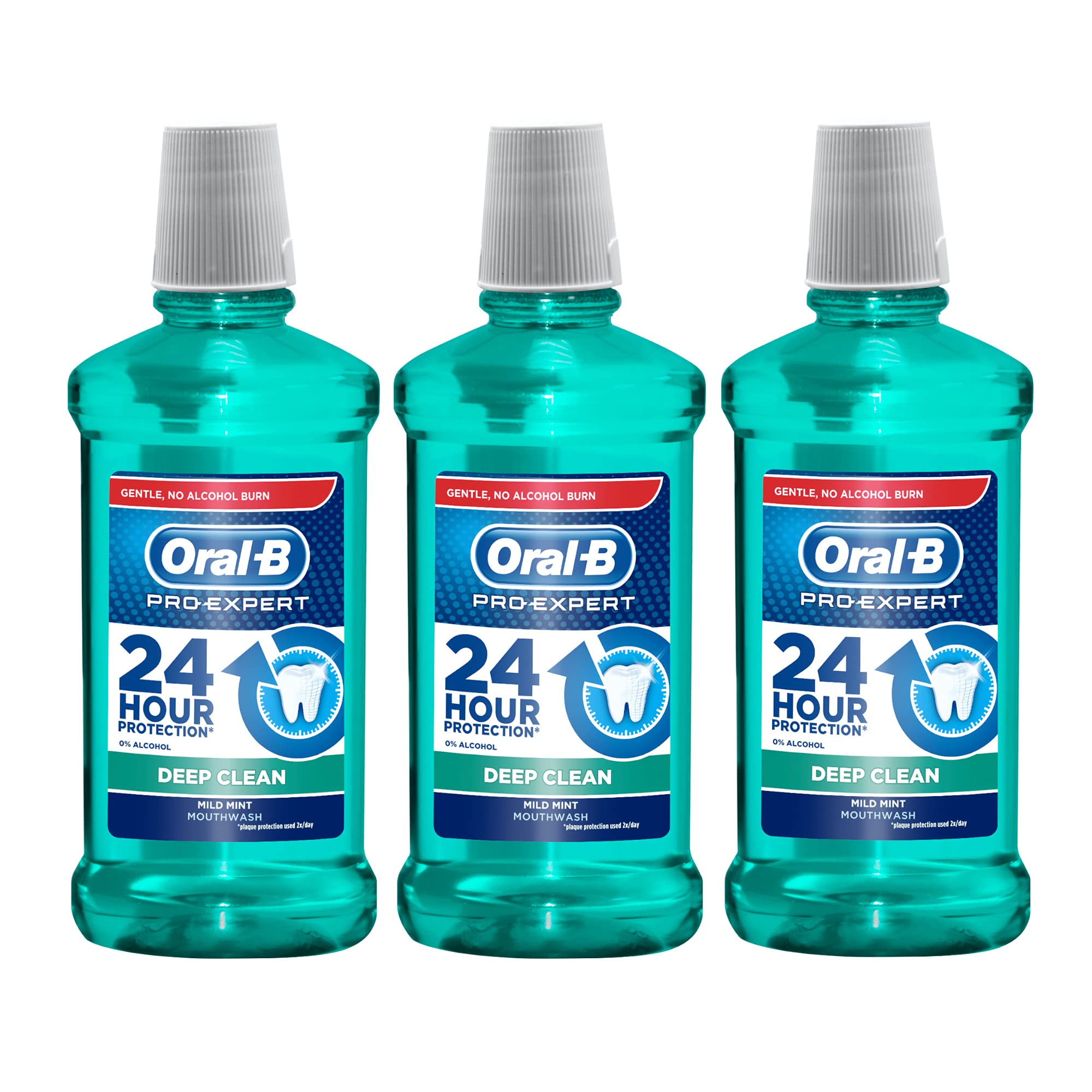 خرید دو عدد دهانشویه Oral-B Pro-Expert Deep Clean 500ml، یک عدد رایگان