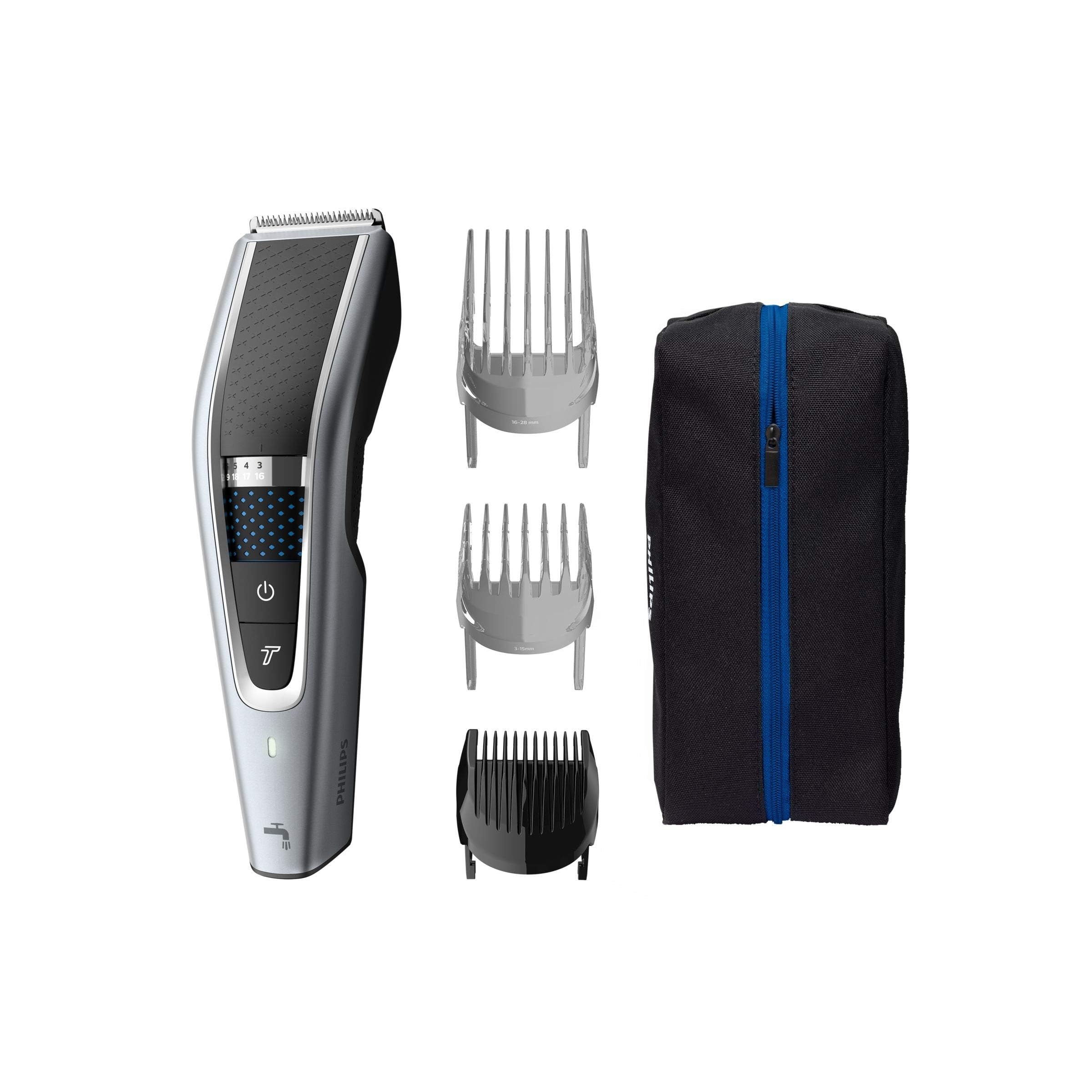 فیلیپس Hc5630/13، سری 5000 تراش موی قابل شستشو، خاکستری/سیاه 3 شانه 1 مورد اصلی
