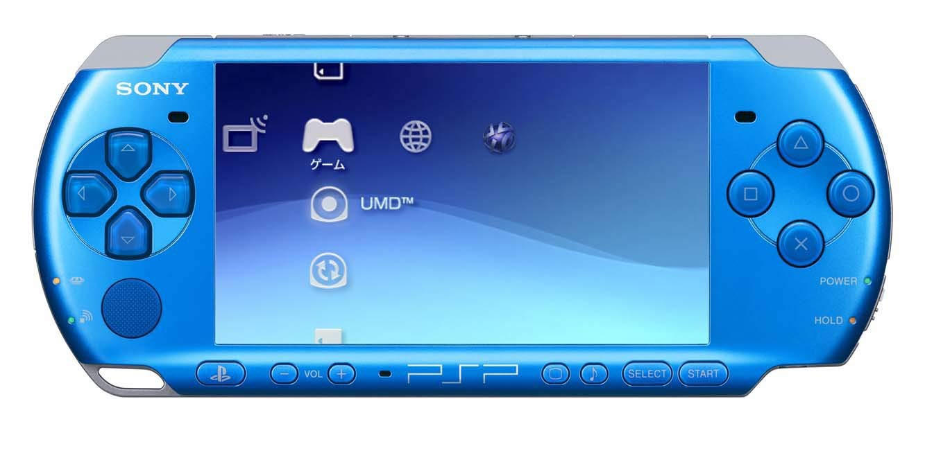 کنسول بازی تصویری دستی سونی PSP Slim سری ۳۰۰۰ با ۲ باتری (گرد)