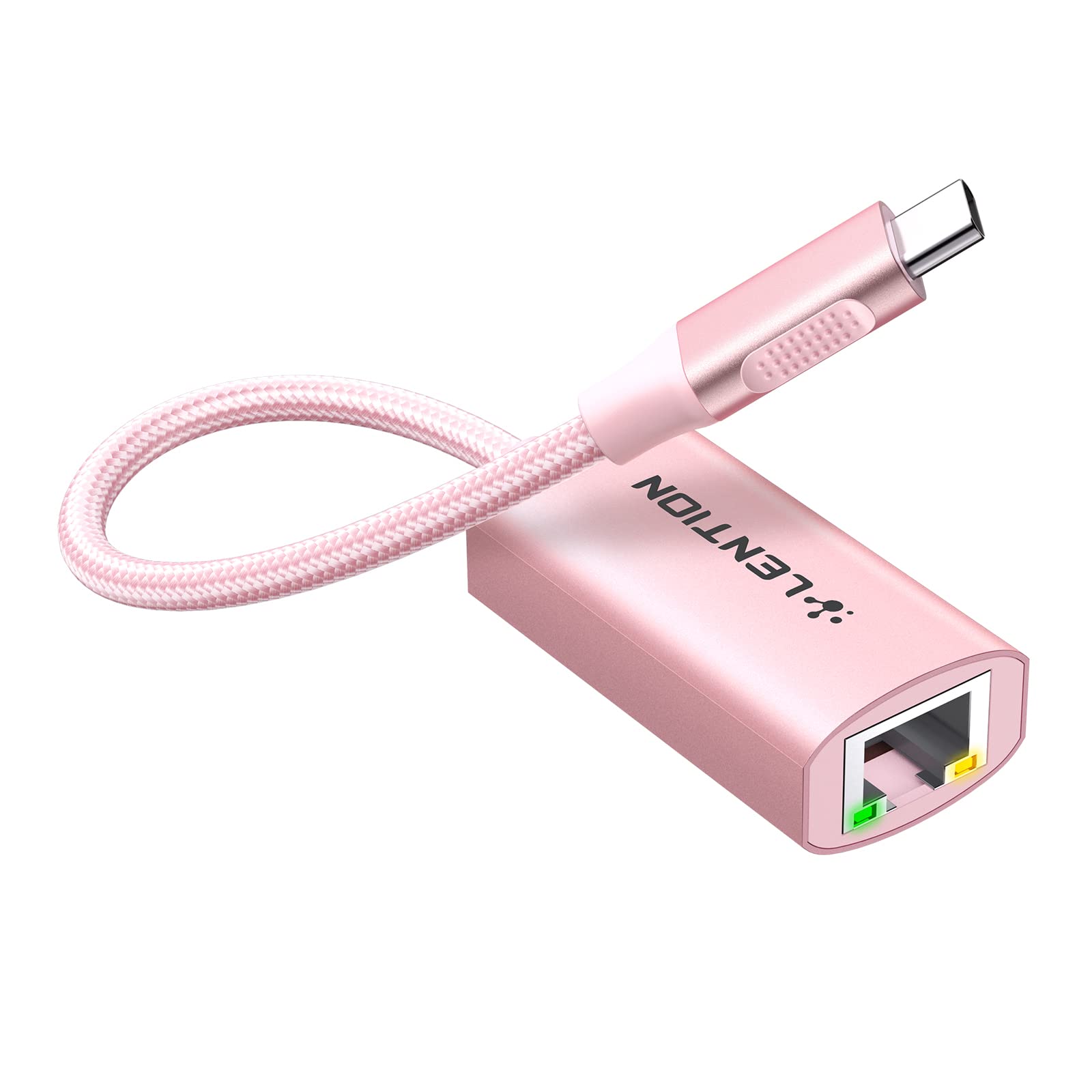 مبدل USB C به Ethernet گیگابیت LENTION، تبدیل شبکه LAN با سیم 1000M سازگار با MacBook Pro 13/14/15/16 مدل 2016-2025، iPad/Mac Air/Surface جدید، و...

راننده پایدار تایید شده (CB-CU604، رزگلد)
