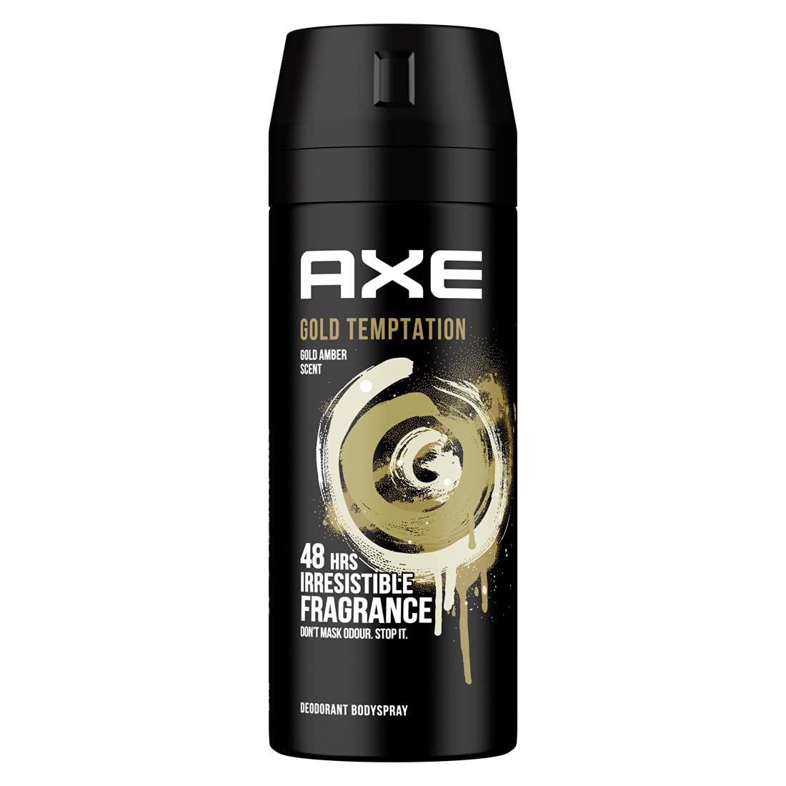 اسپری بدن ضد عرق Axe Men برای محافظت بر خوشبویی طولانی مدت، با نام تجاری Gold Temptation، بوی جذاب تا 48 ساعت، حجم 150 میلی لیتر