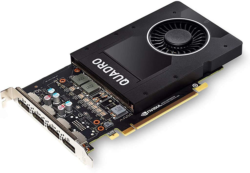سازگار با PNY NVIDIA Quadro P2200 کارت گرافیک ویدیو (VCQP2200-SB)