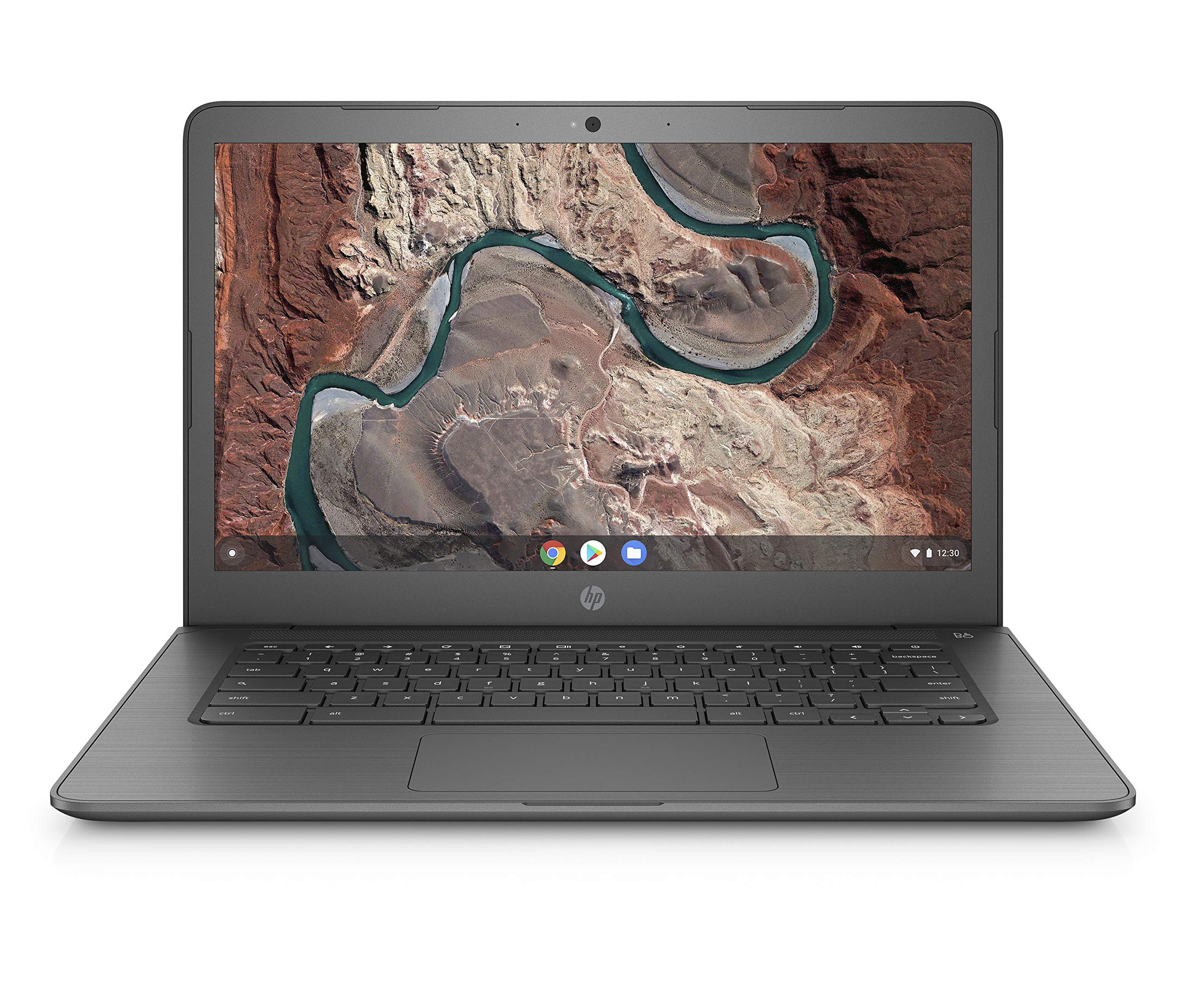 لپ تاپ 14 اینچی HP Chromebook با رابط 180 درجه، پردازنده دو هسته ای AMD A4-9120، 4 گیگابایت حافظه RAM، حافظه داخلی 32 گیگابایت eMMC (بازسازی شده) اینچ‌هایی از 14 تا 14.99 اینچی لپ تاپ HP Chromebook 14 اینچ