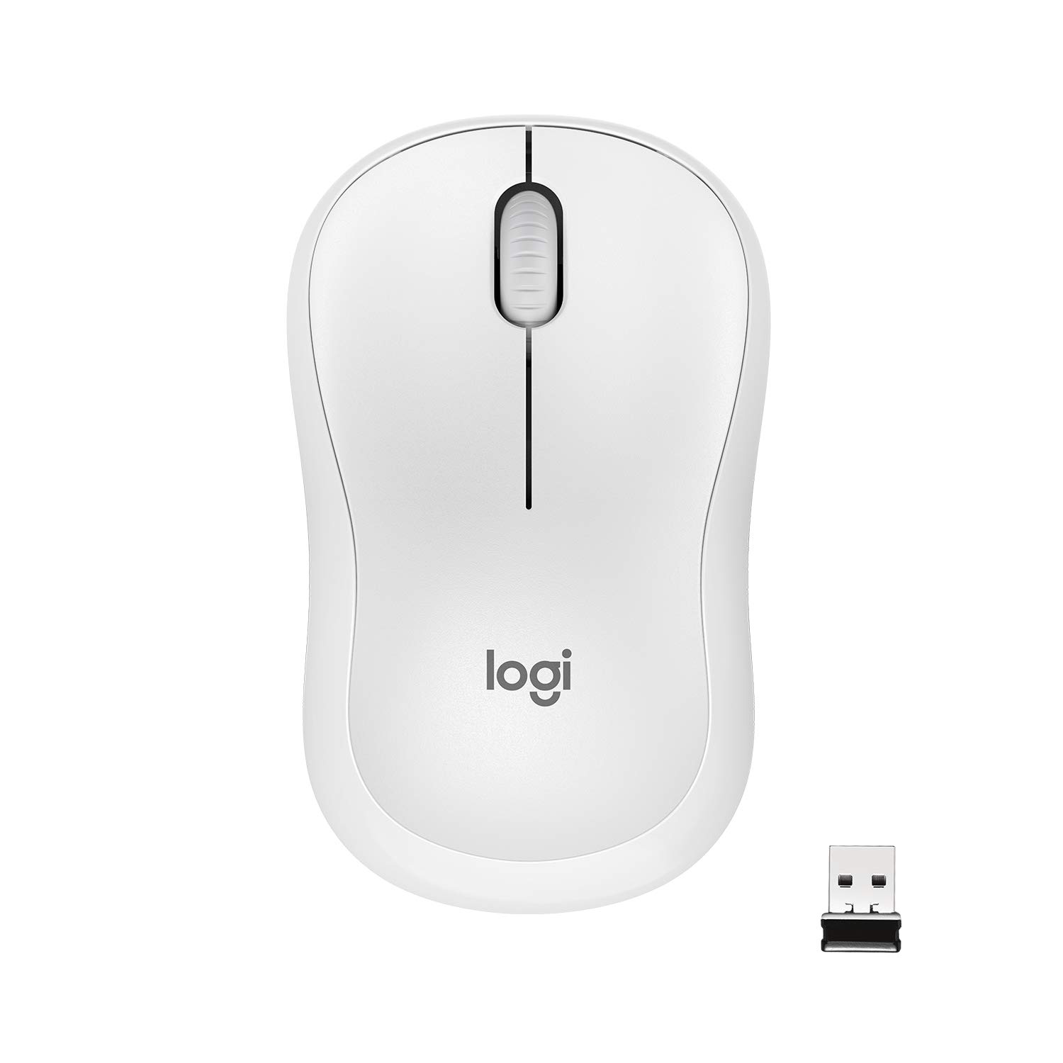 موشواره بی‌سیم Logitech M220، دکمه‌های بی‌صدا، فرستنده مینی USB 2.4 گیگاهرتز، ردیابی نوری با رزولوشن 1000 نقطه در هر اینچ، عمر باتری 18 ماهه، قابل استفاده برای سمت چپ و راست بر روی کامپیوتر / مک / لپتاپ، رنگ سفید آفتابی