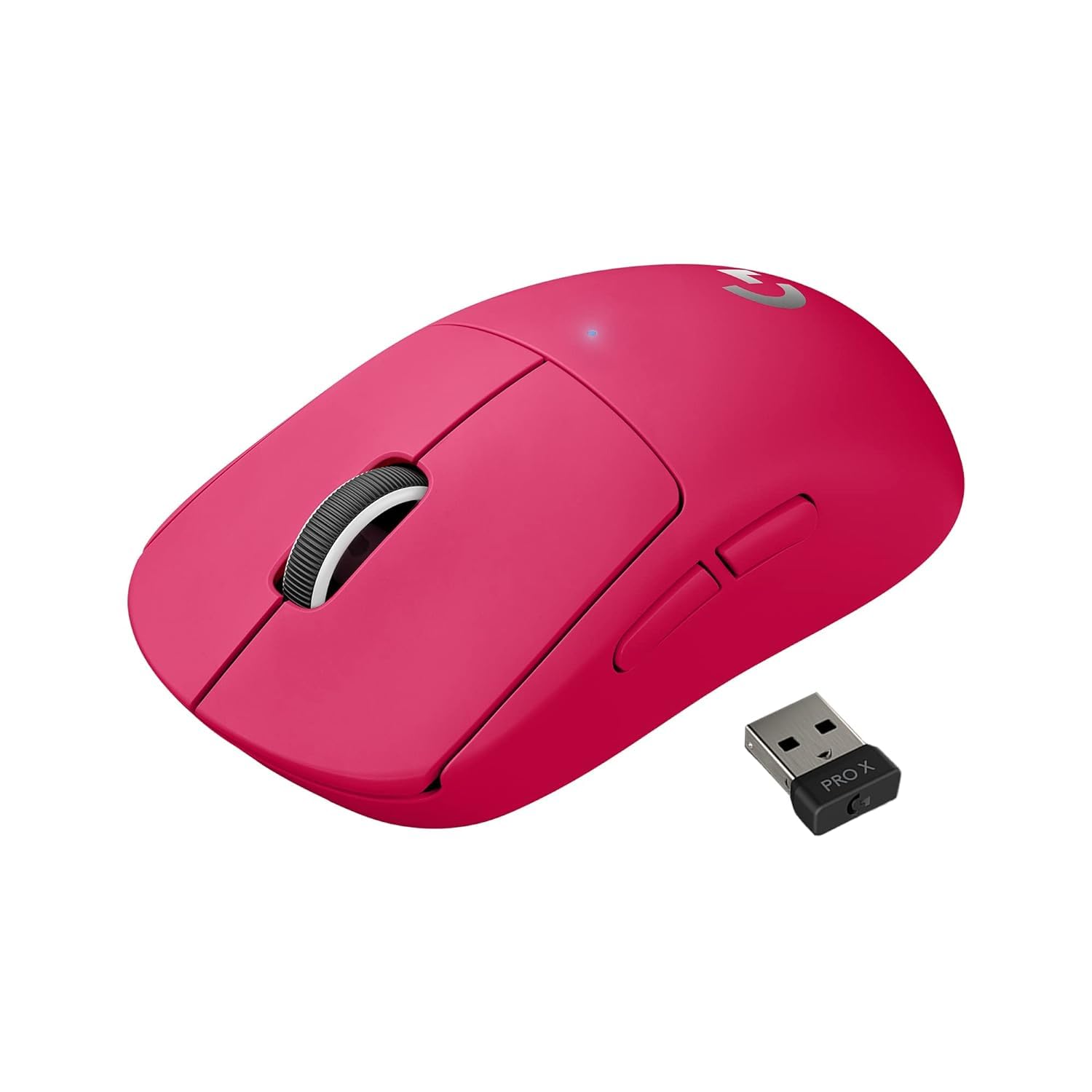 ماوس بازی بی‌سیم Logitech G PRO SUPERLIGHT، سبک‌ترین ماوس با وزن ۶۳ گرم، سنسور HERO 25K، دقت 25,600 نقطه در اینچ، 5 دکمه قابل برنامه‌ریزی، عمر باتری طولانی، حافظه داخلی، برای اسپرتس مناسب است، سازگار با کامپیوتر-نسل ۱ ماوس مغناطیسی گوشه‌دار.