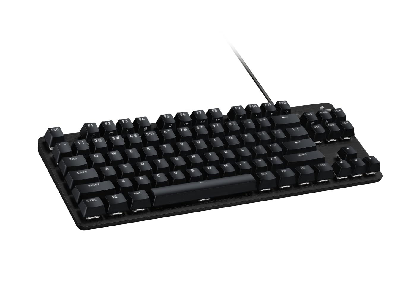 کیبورد بازی مکانیکی Logitech G413 TKL SE با نور پس‌زمینه، سوئیچ‌های لمسی، ضد جذب، سازگار با ویندوز، مک‌اواس و محیط کاری سیاه از آلومینیوم، CD51918، 920-010446 طرح  دولت.