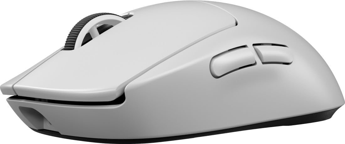 ماوس بازی بی‌سیم Logitech G PRO X SUPERLIGHT 2 LIGHTSPEED، سبک، دارای سوییچ های هیبرید LIGHTFORCE، سنسور HERO 2، 32،000 دیپی ، 5 دکمه قابل برنامه‌ریزی، برای کامپیوتر / مک - سفید نسل دوم ماوس بی‌سیم وایت UK