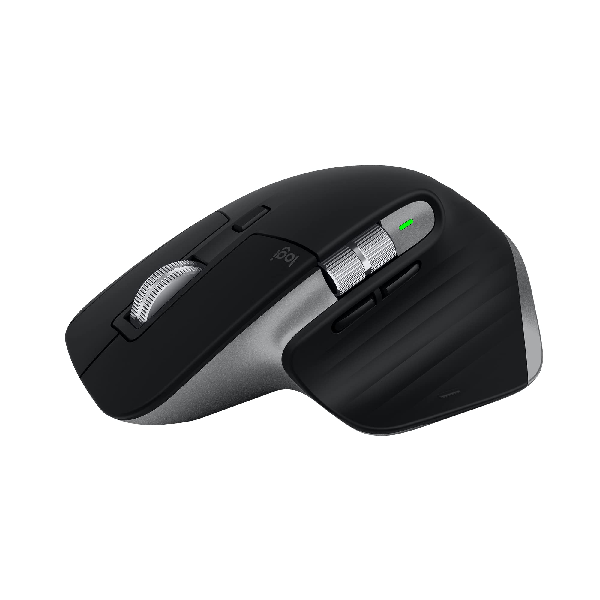 موش Logitech MX Master 3S عملکرد بی‌سیم برای مک با پیمایش فوق‌سریع، ارگونومی، 8K DPI، پیگرد روی شیشه، کلیک‌های ساکت، USB-C، بلوتوث، ویندوز، لینوکس، کروم - گرافیت زرد مدرن