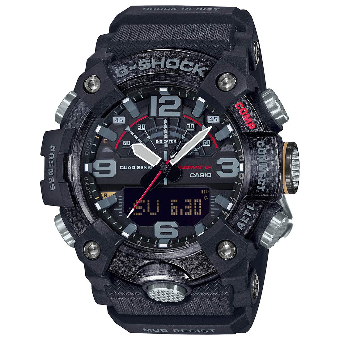 ساعت جهانی آنالوگ و دیجیتال Casio G-Shock رنگ مشکی