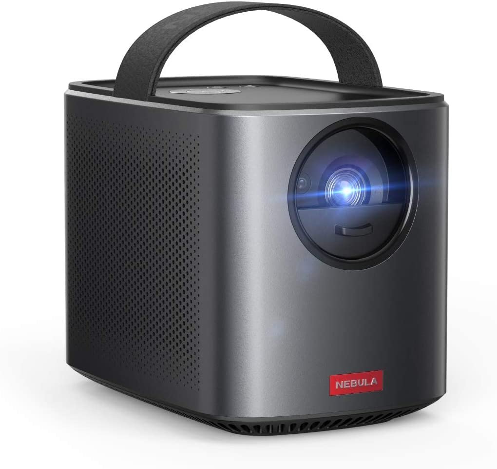 پروژکتور NEBULA Mars II Pro توسط Anker، 500 ANSI لومن پروژکتور کوچک، تصویر 720p، پروژکتور ویدئویی خانگی قابل حمل، تصویر 30 تا 150 اینچ پروژکتور هوشمند Movio، سرگرمی خانگی، پروژکتور خارجی