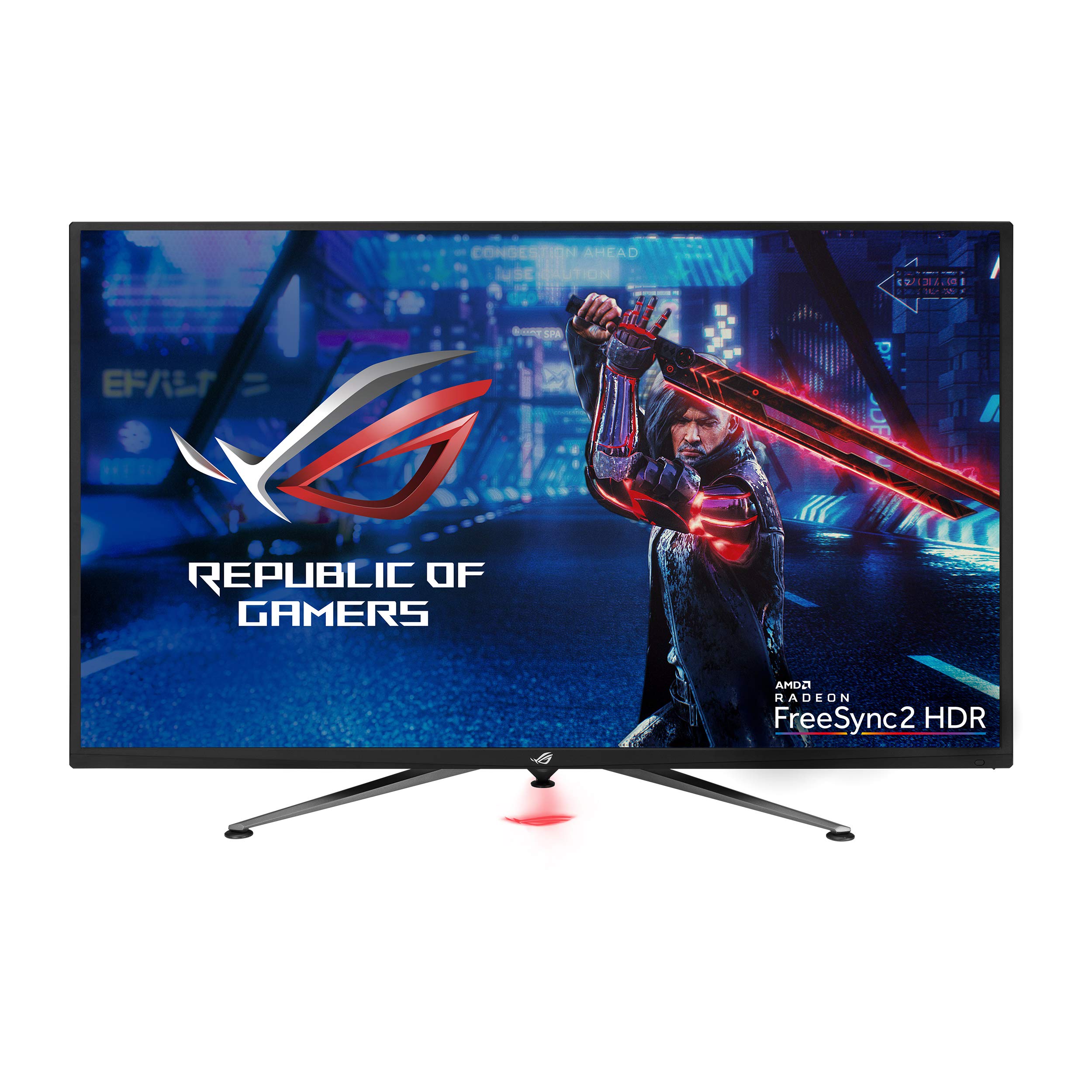 مانیتور بازی ASUS ROG Strix XG438Q با اندازه 43 اینچ با رزولوشن 4K، فرکانس تازه‌سازی 120Hz، فناوری FreeSync 2 HDR 600، پوشش رنگی 90٪ DCI-P3، فناوری Aura Sync، بلندگوی 10 وات، صفحه نمایش ضد تابش نور با HDMI 2.0، DP 1.4 و کنترل از راه دور، با رنگ مشکی 43 اینچ 4K 120Hz FreeSync 2 HDR کنترل از راه دور