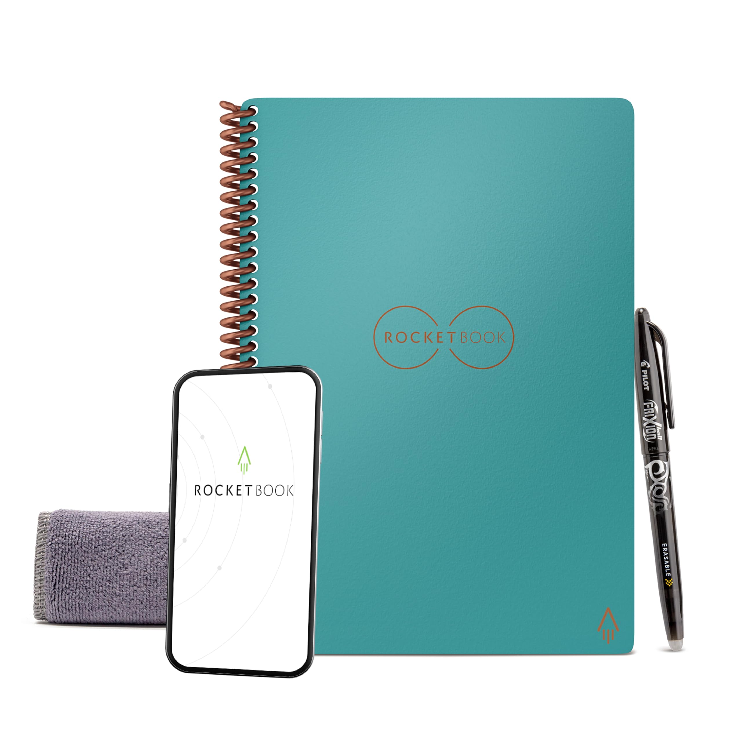 Rocketbook Core ENG/FR Retail V2 - خط خورده نپتون تیل اجرایی قابل استفاده مجدد